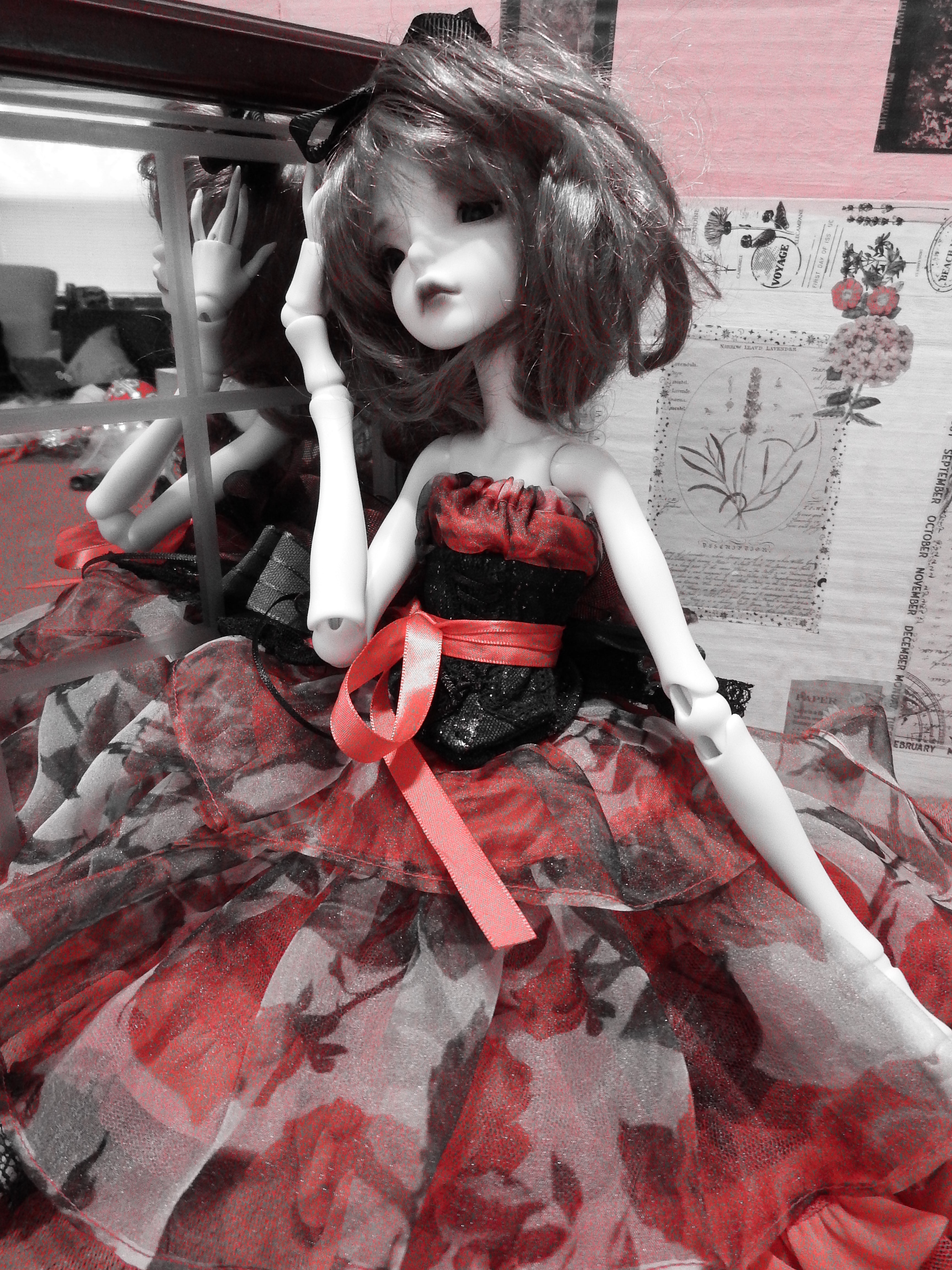 artsy sister, bjd doll, cute