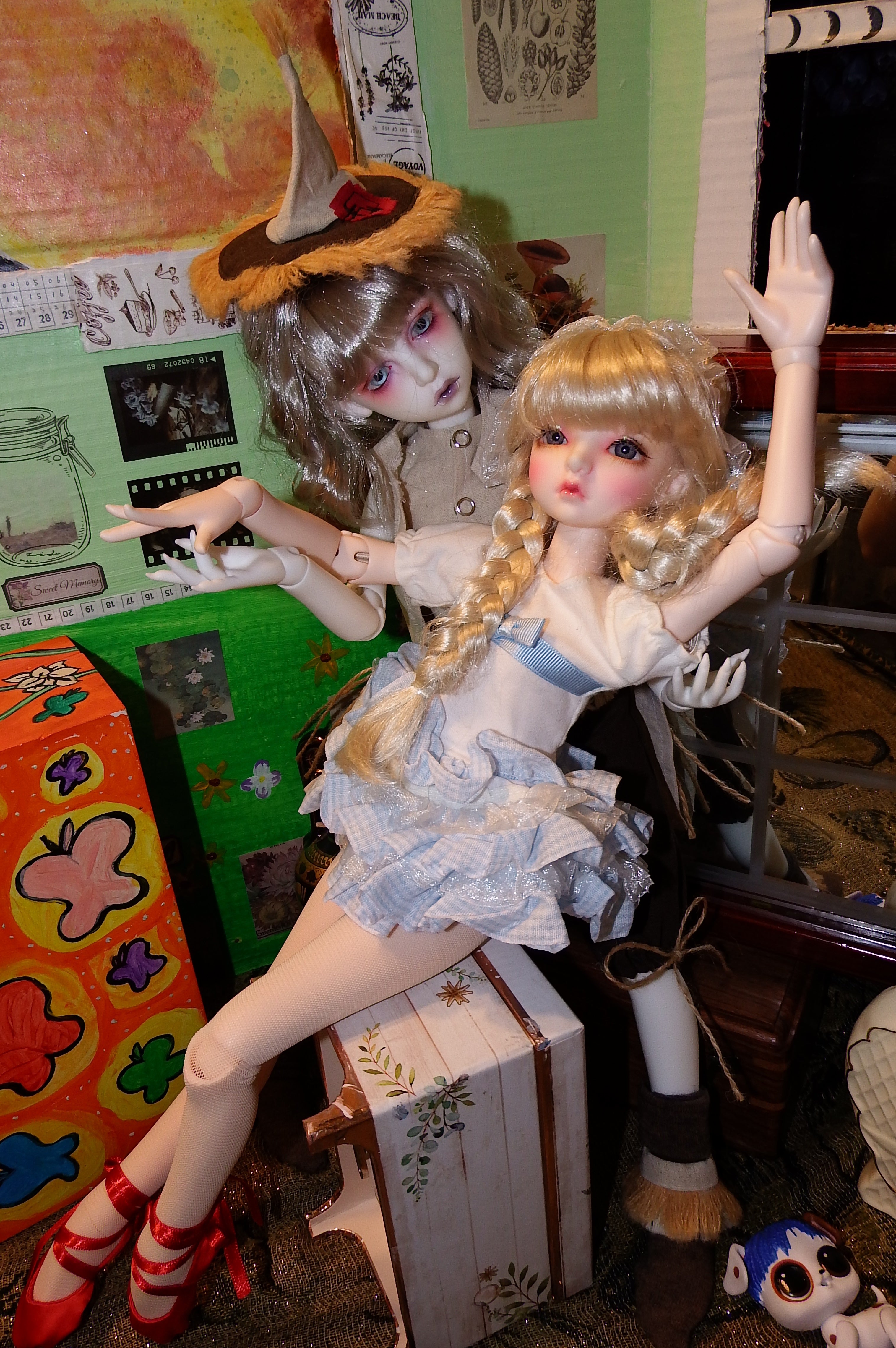 artsy sister, bjd, kawaii