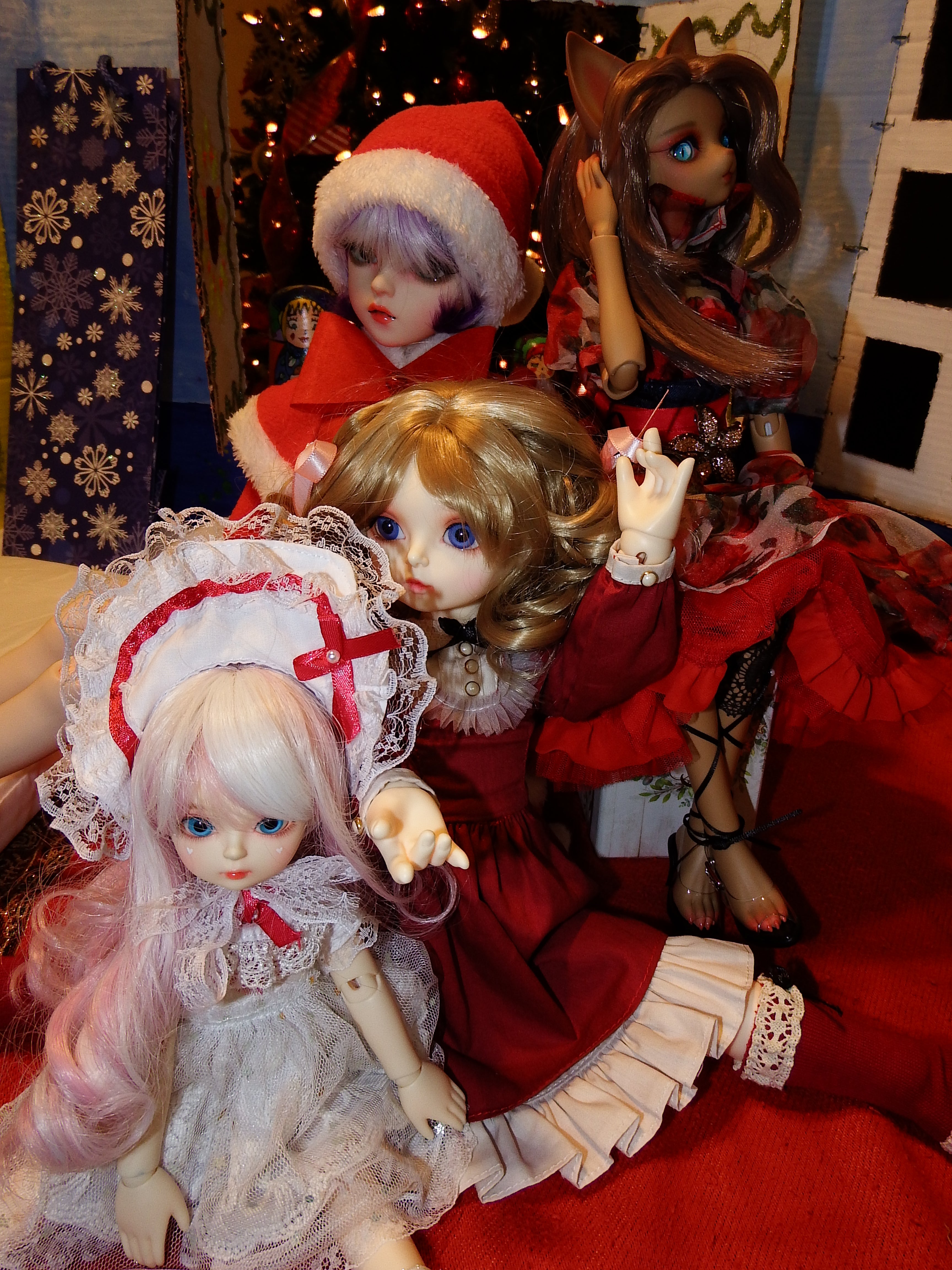 christmas, bjd, fashion dolls