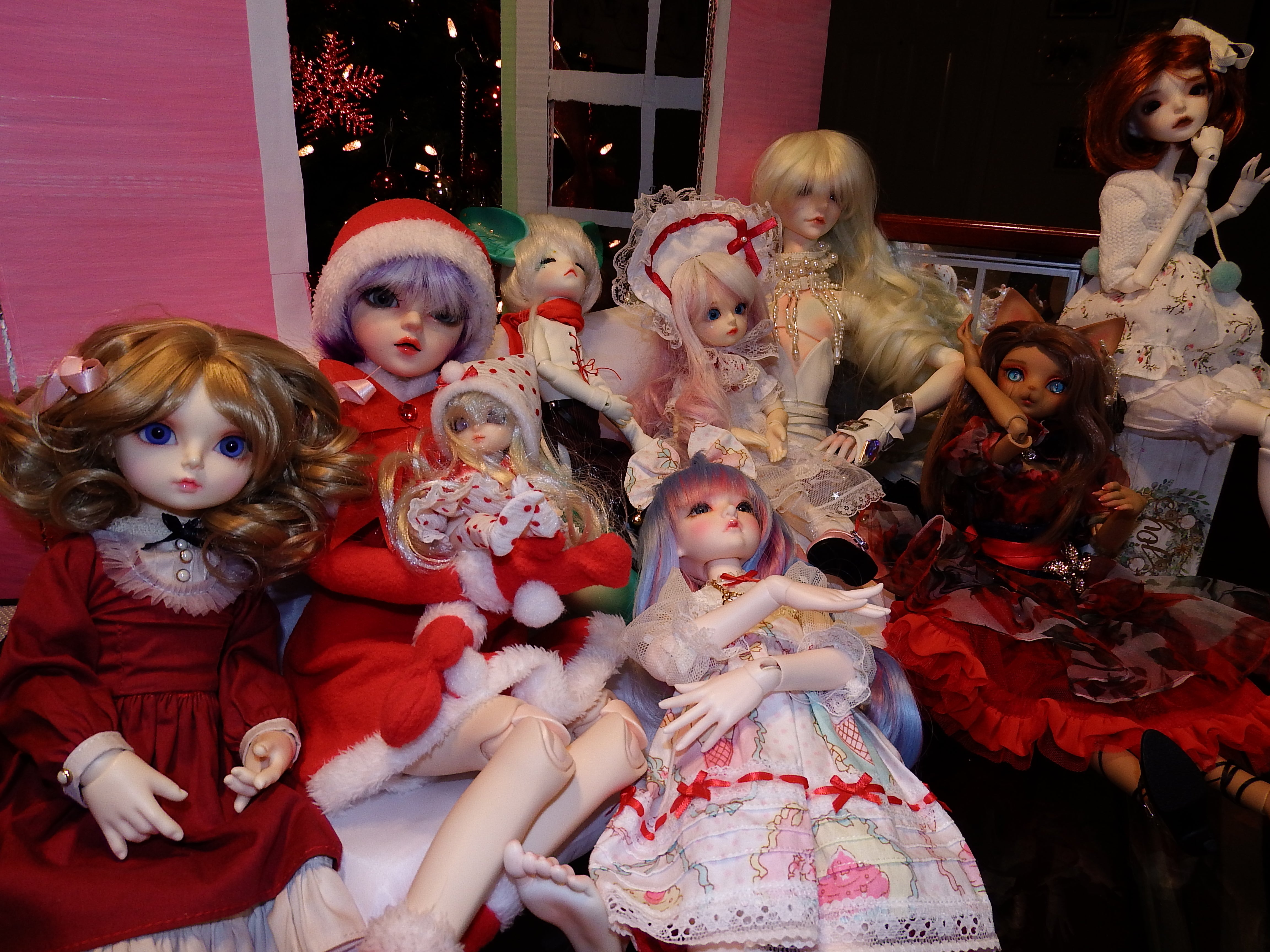 bjd, dolls, christmas