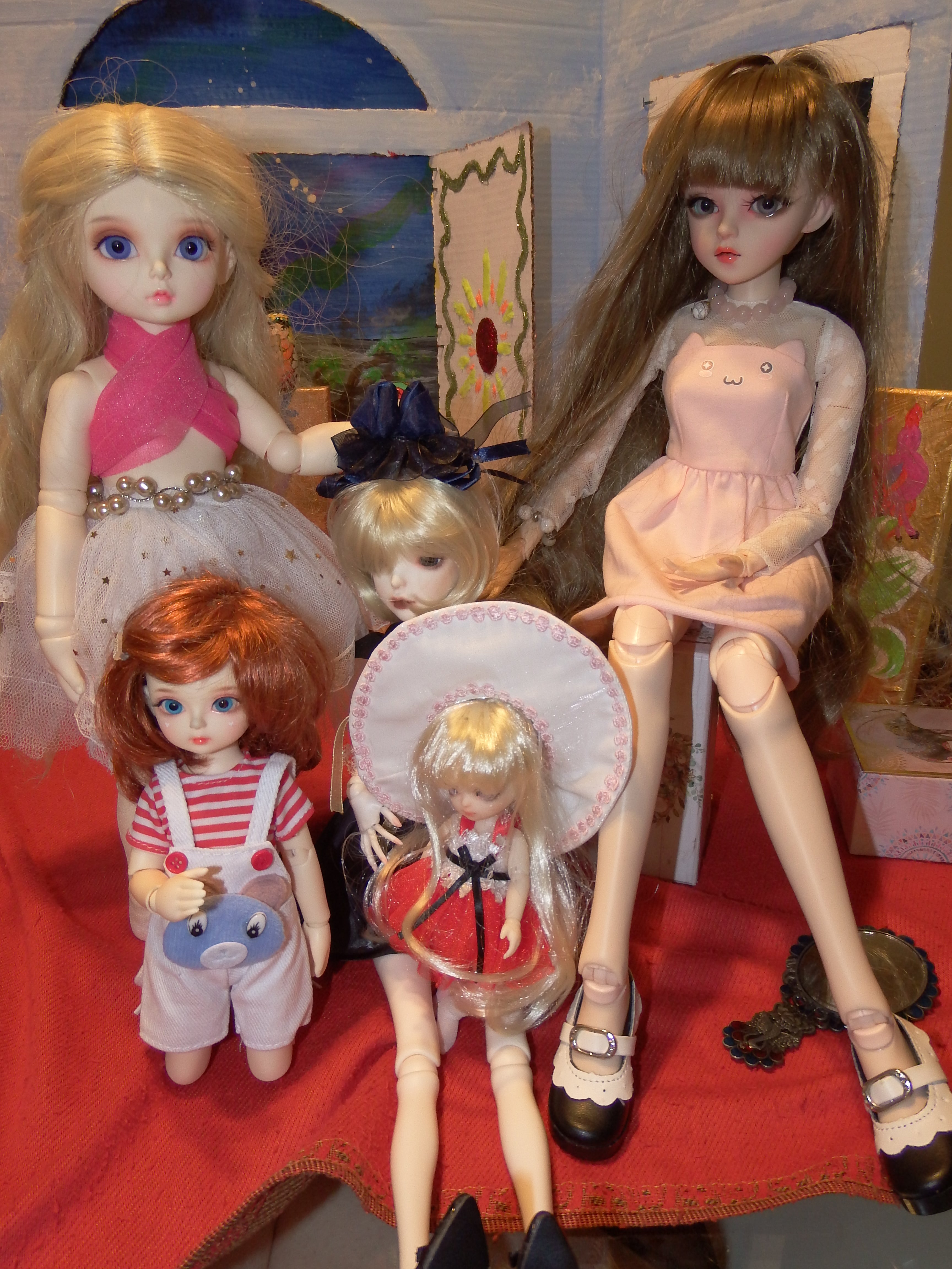 artsy sister, family photos, my dolls