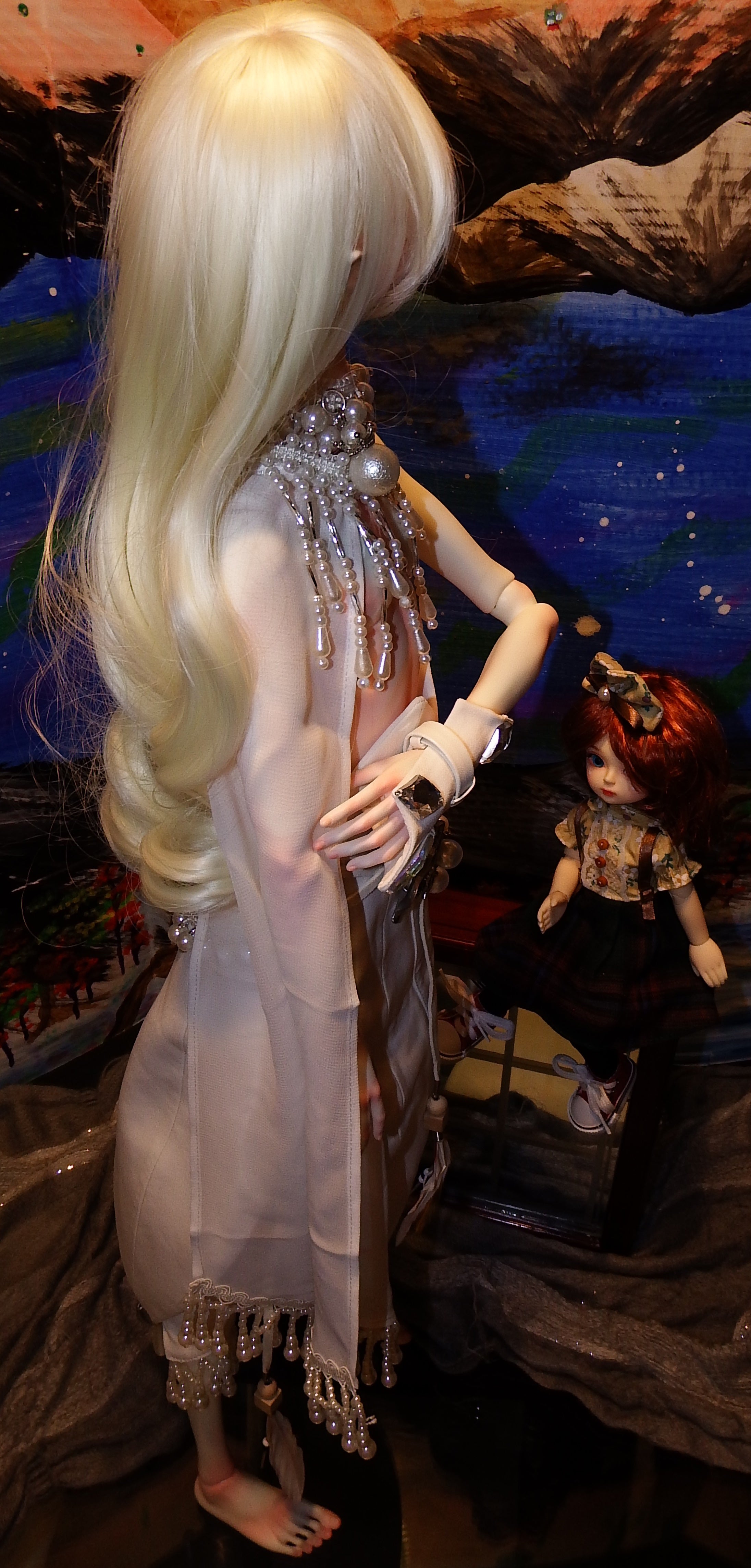 artsy sister, bjd doll, handmade dolls