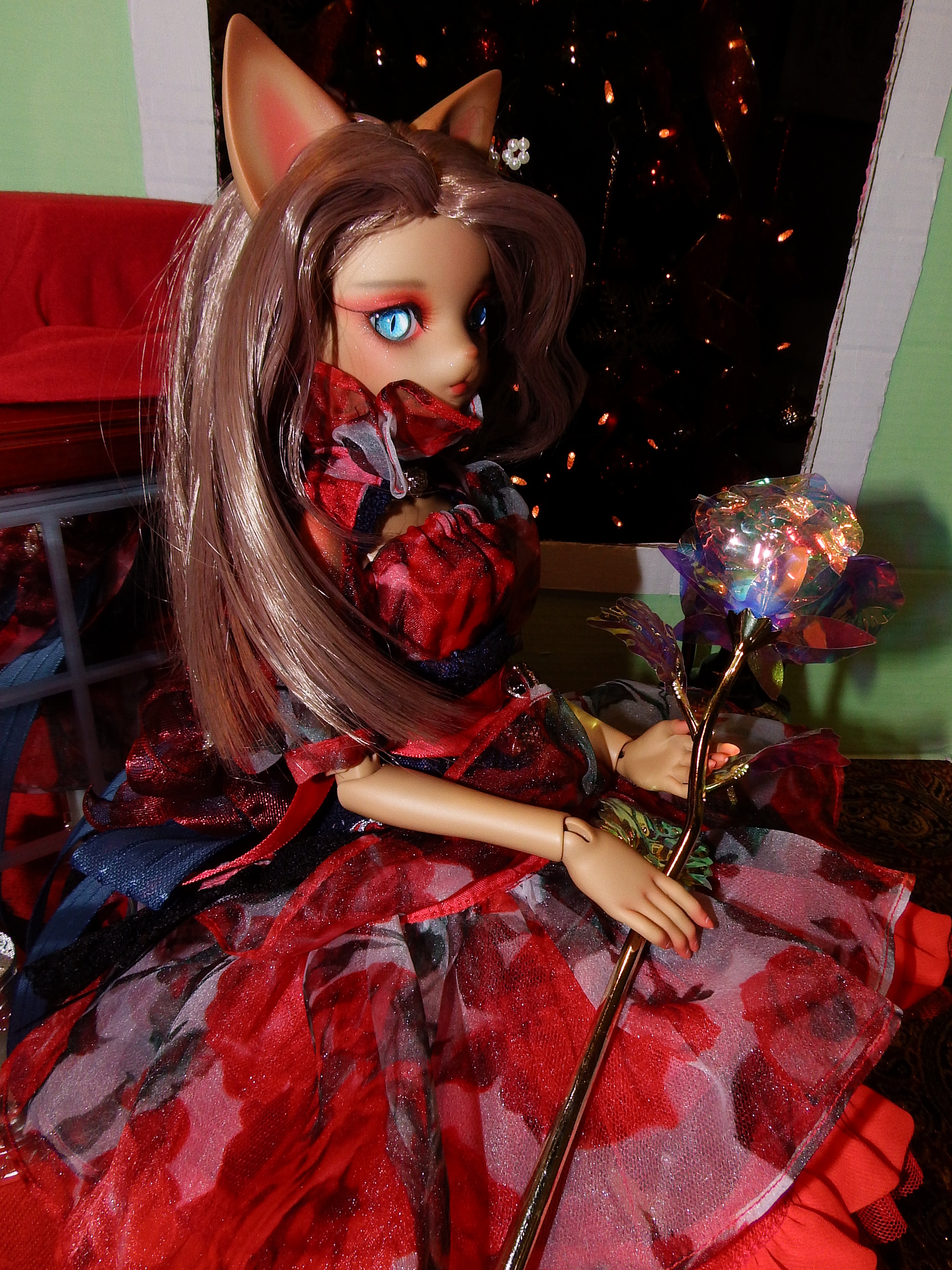 artsy sister, christmas doll, bjd dolls