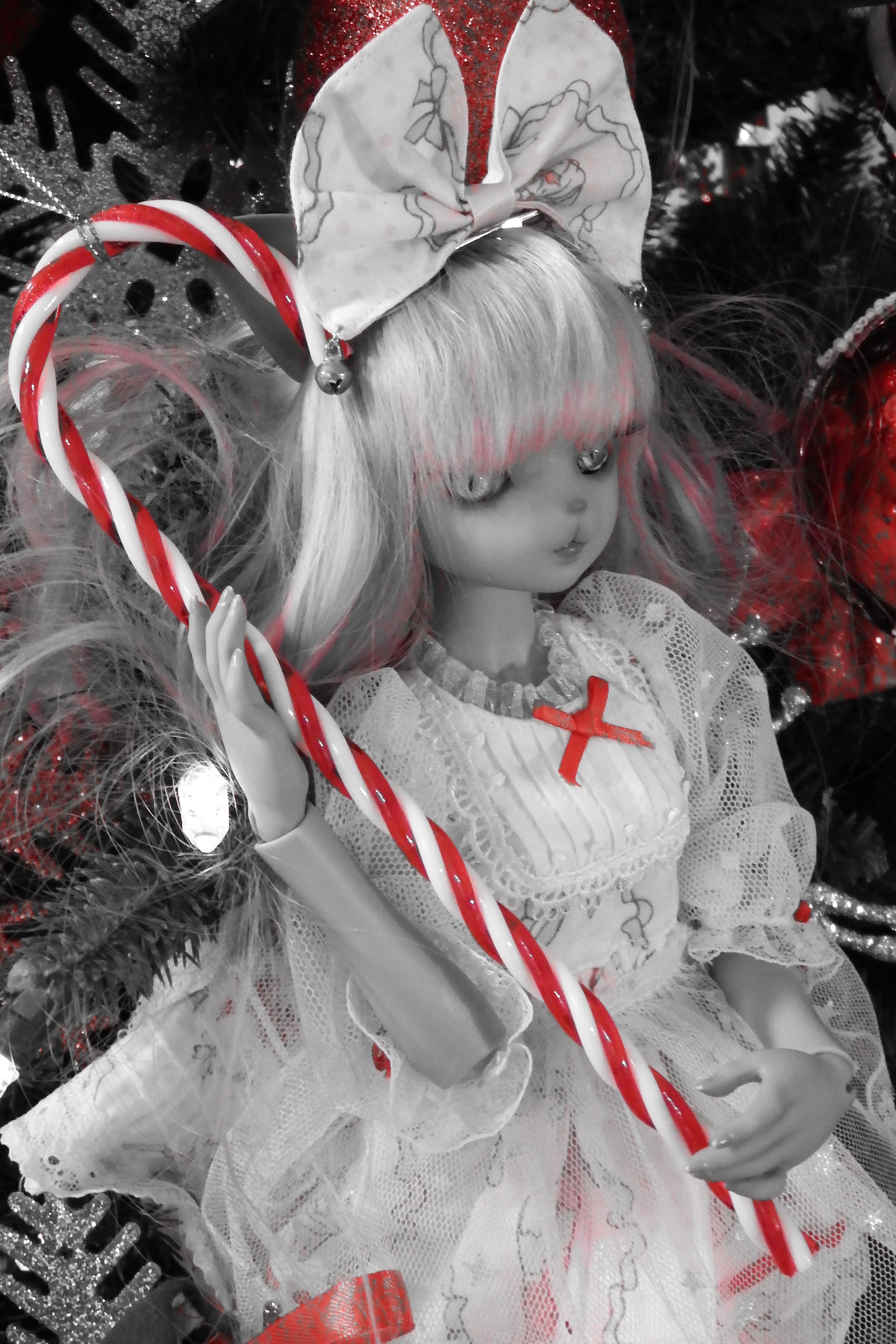 artsy sister, christmas bjd, bjd