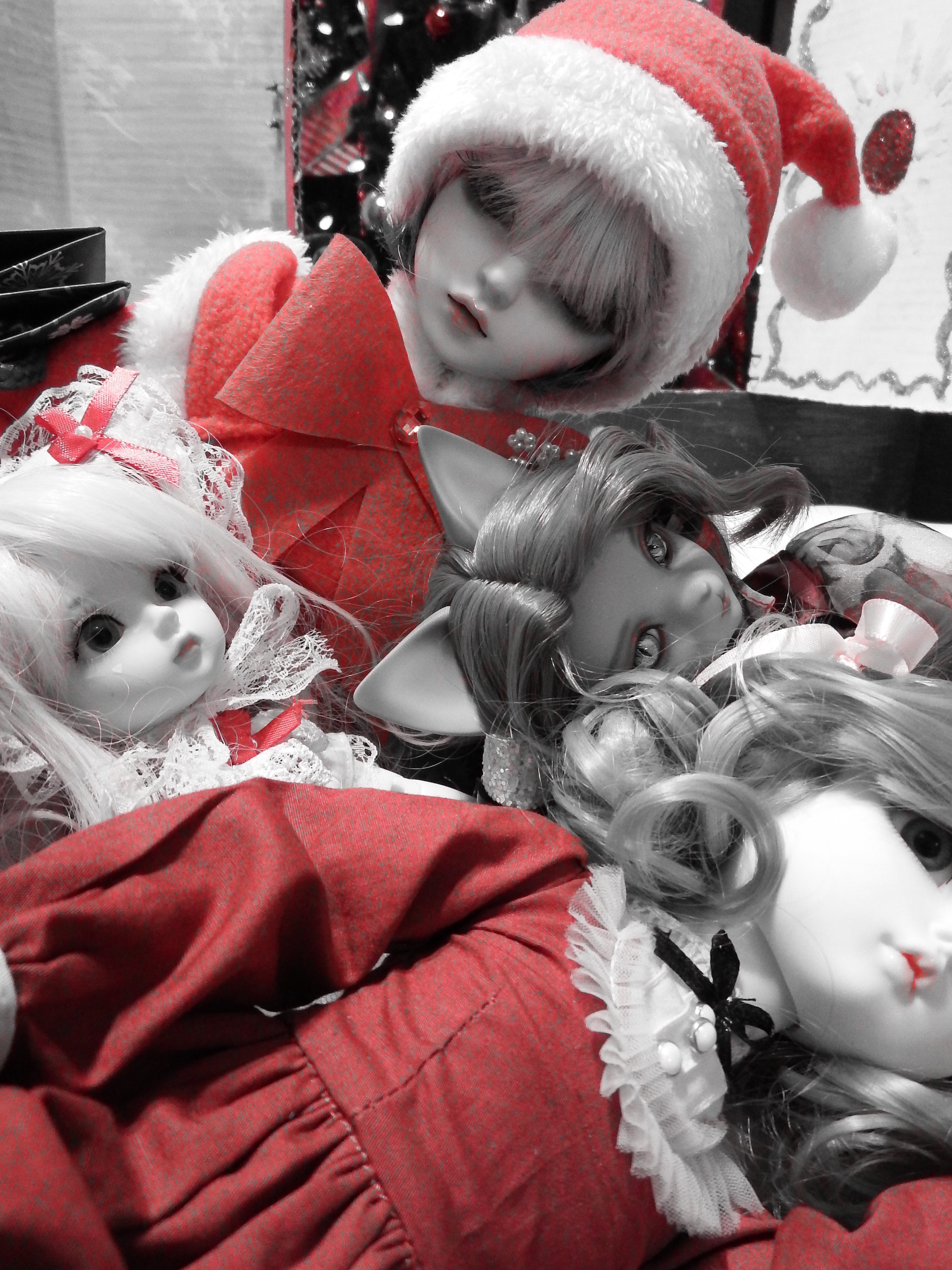 bjd, santa claus, artsy sister