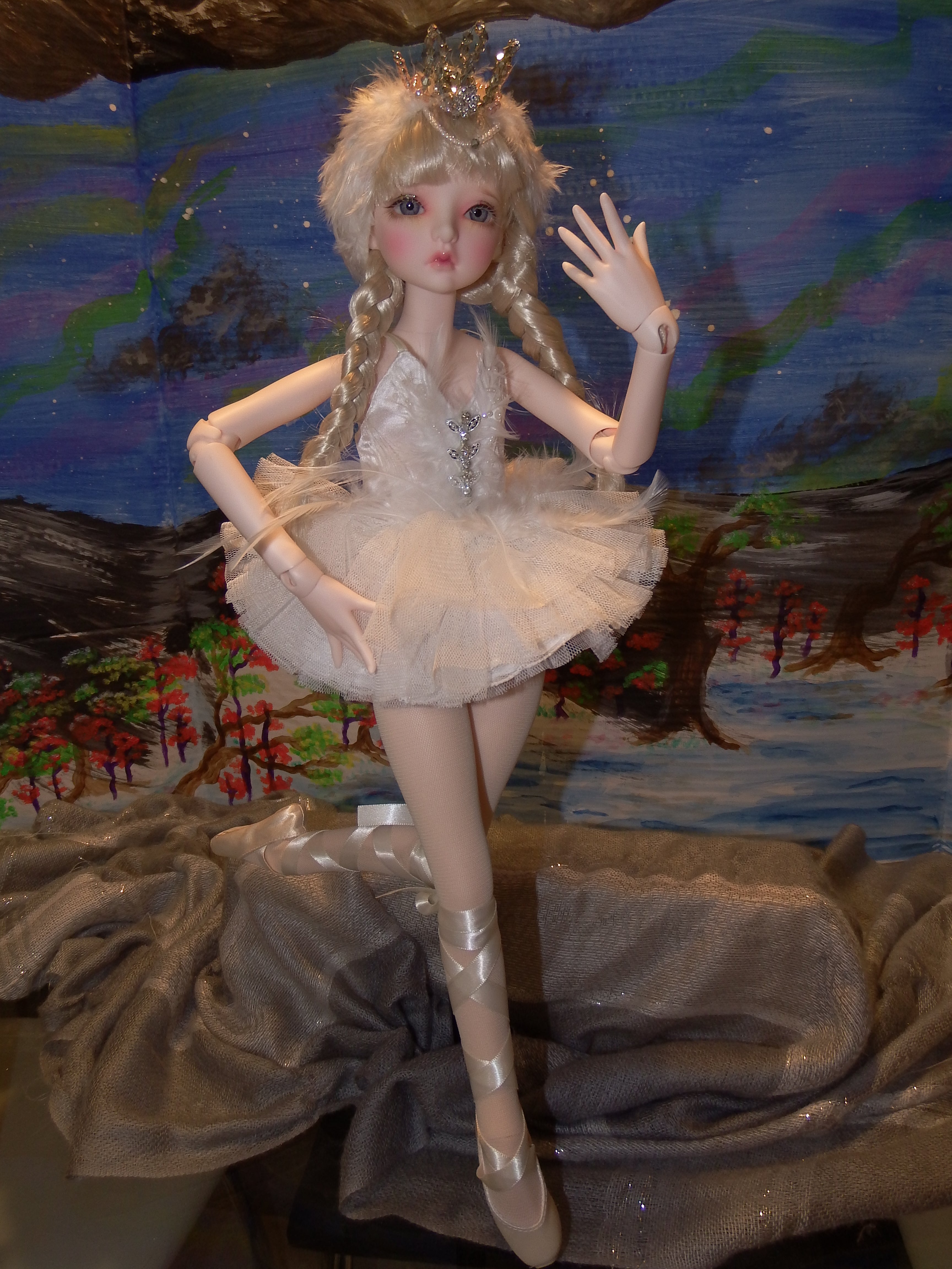 artsy sister, dollmore ballet kid, handmade dolls