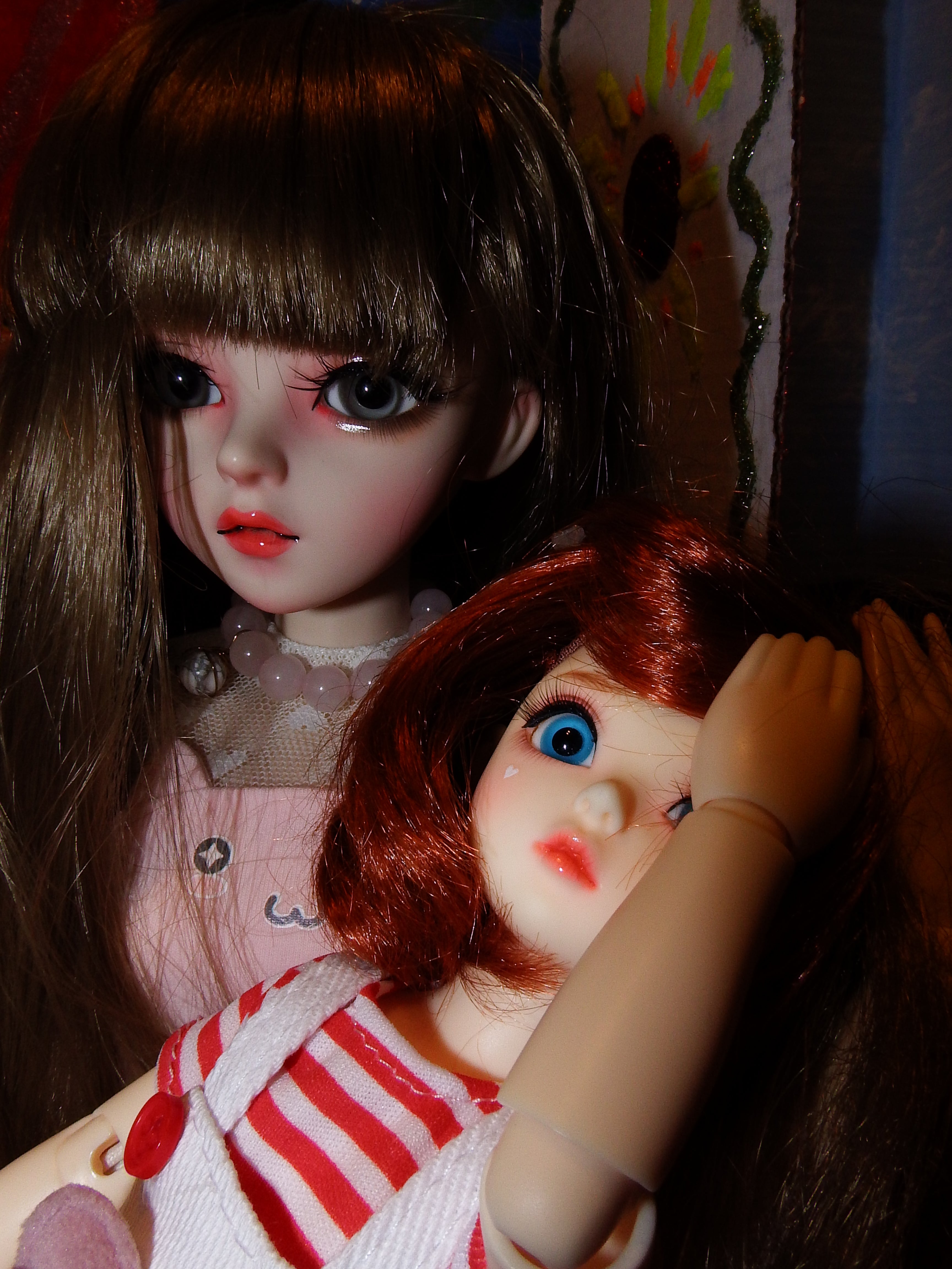 artsy sister, handmade dolls, doll photos