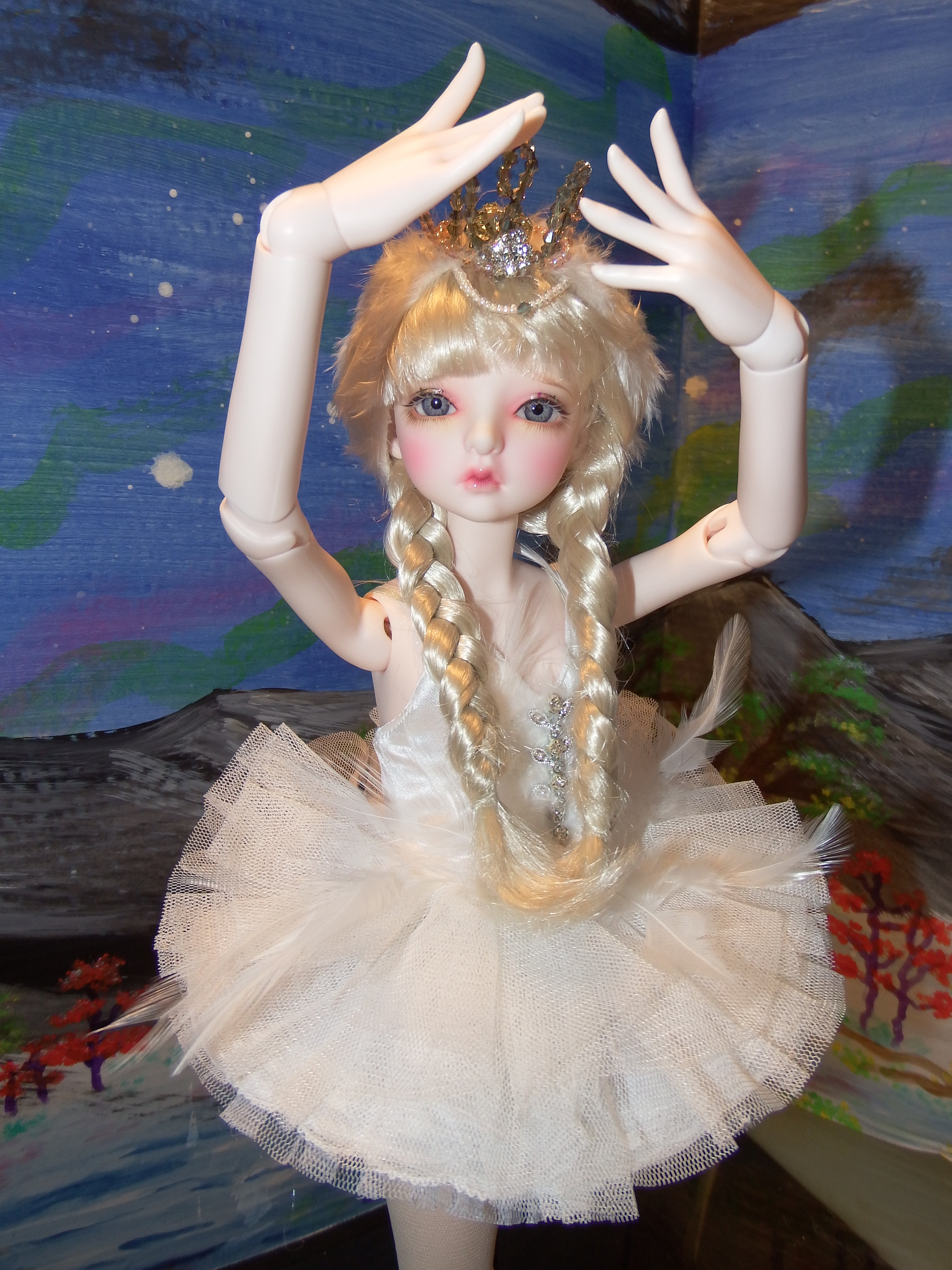 artsy sister, ballerina dolls, handmade doll