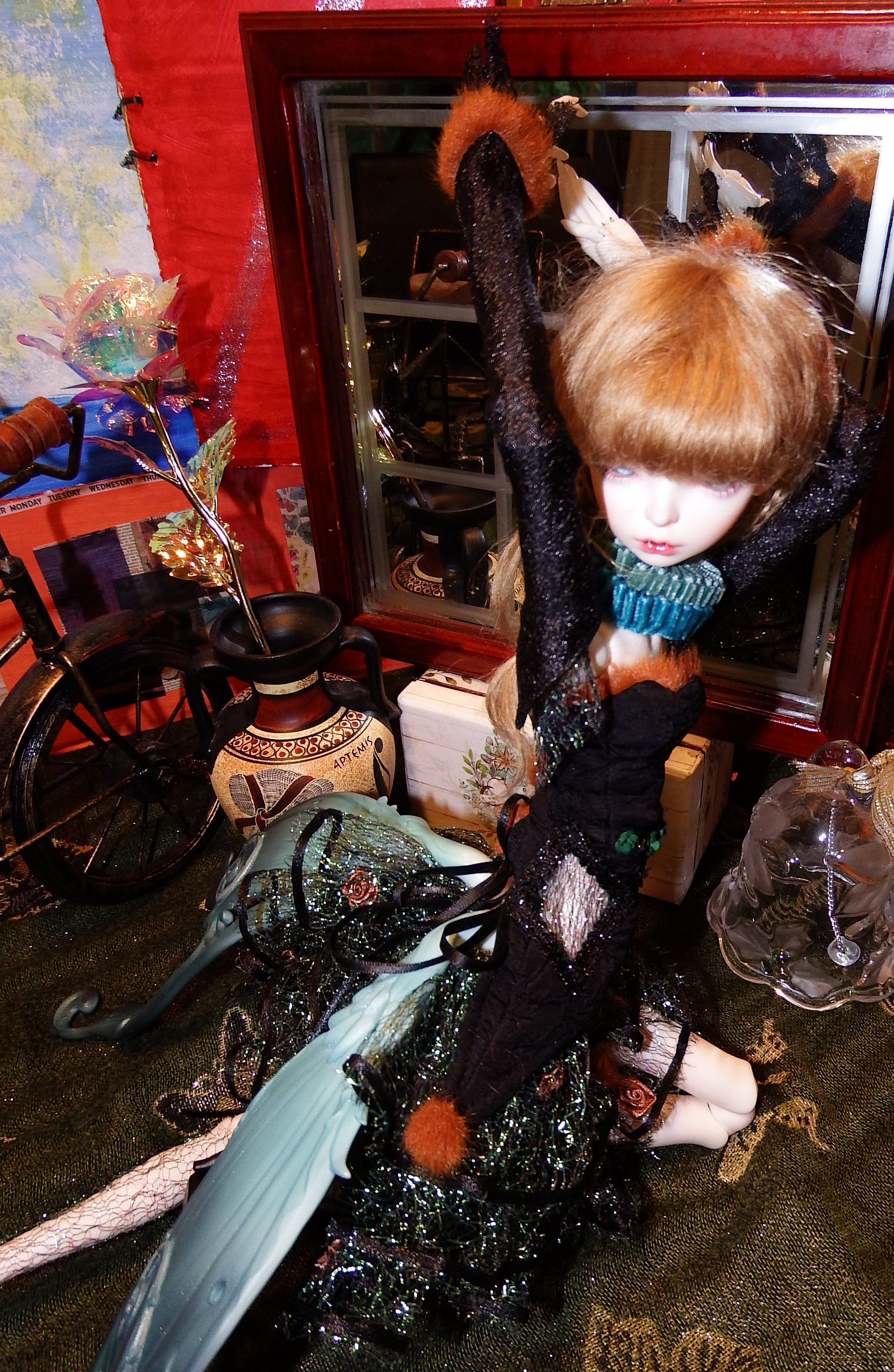artsy sister, doll chateau, handmade dolls