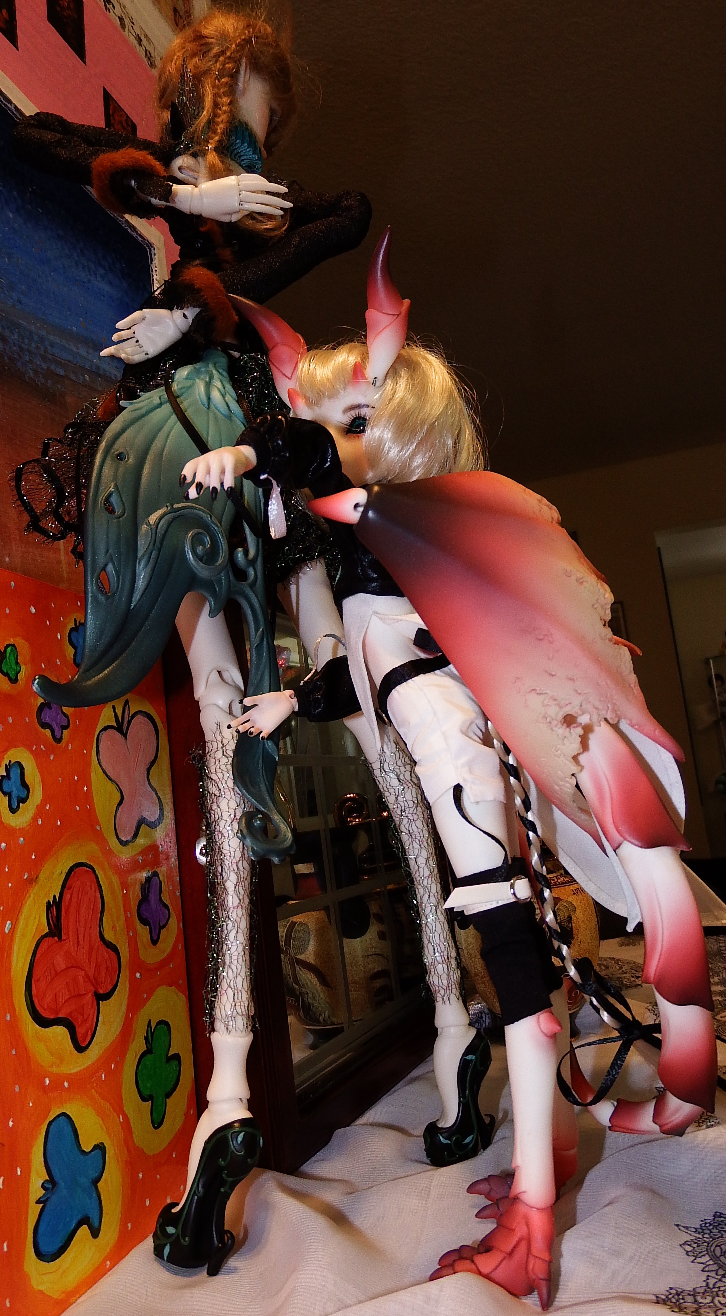 artsy sister, dream valley dragons, bjd photos