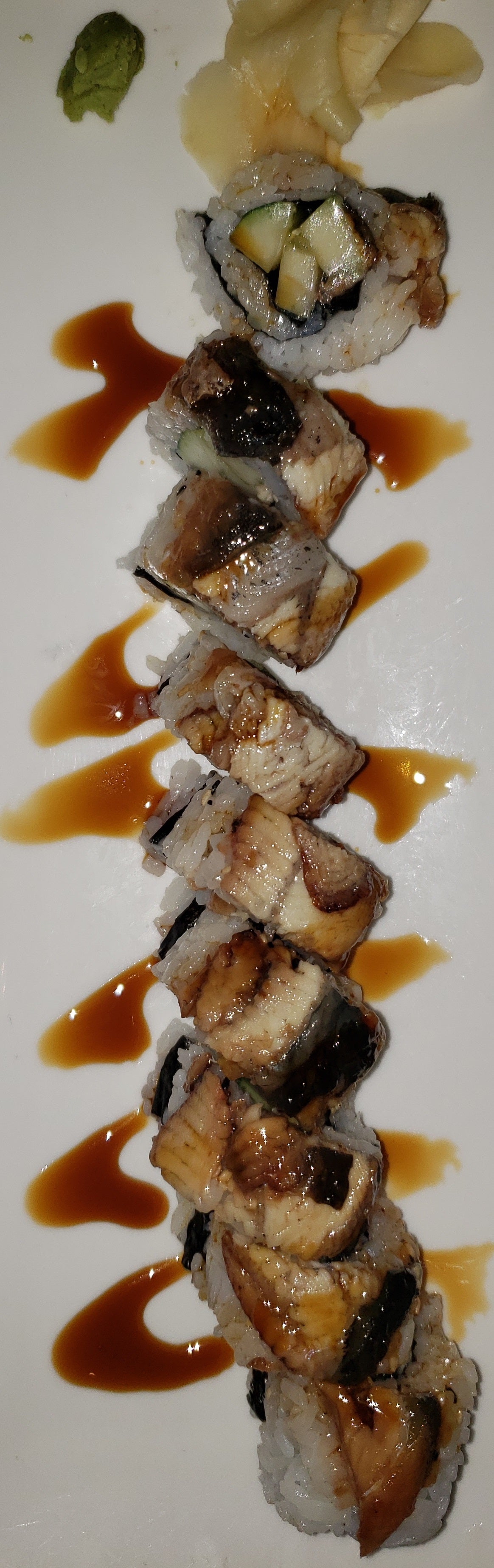 sushi roll, artsy sister, eel roll