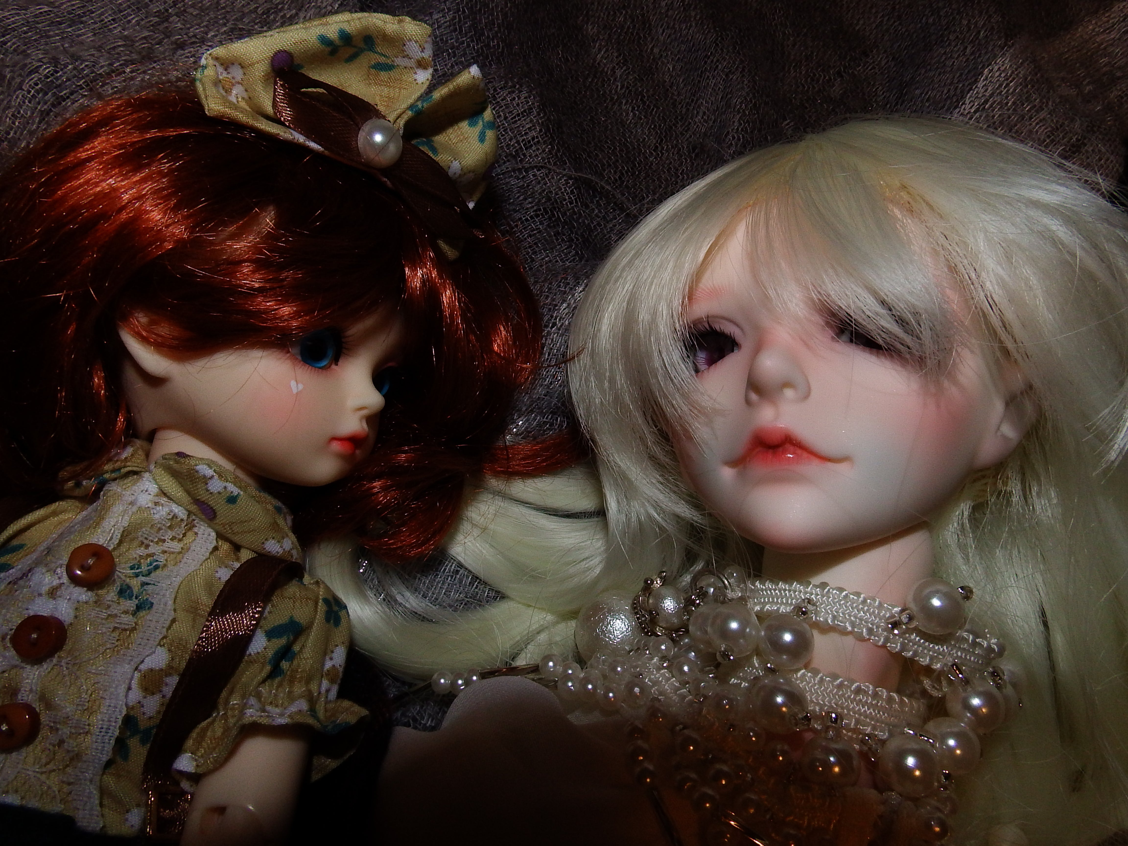 artsy sister, fashion bjd doll, handmade doll