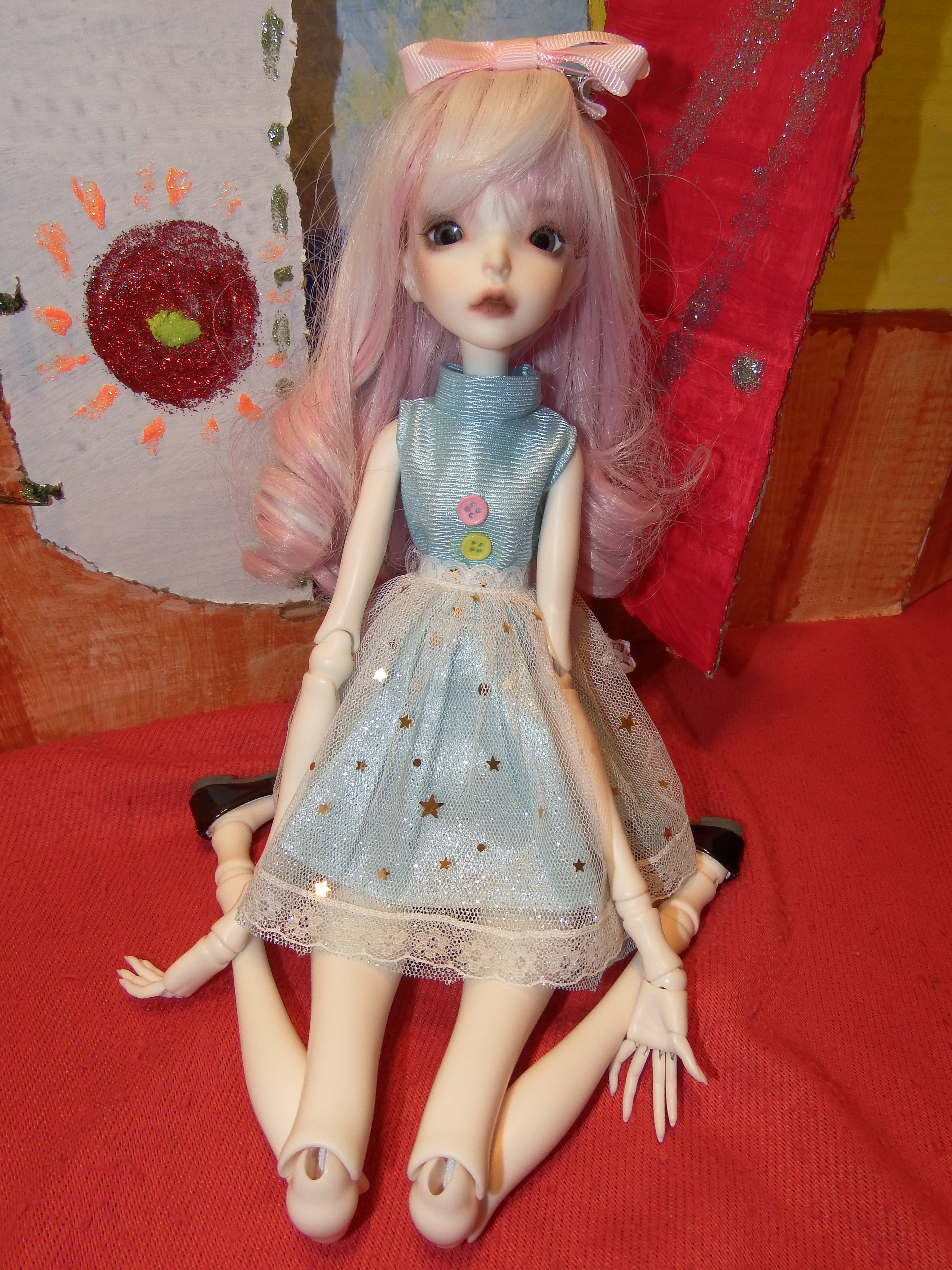 artsy sister, handmade doll, fashion doll