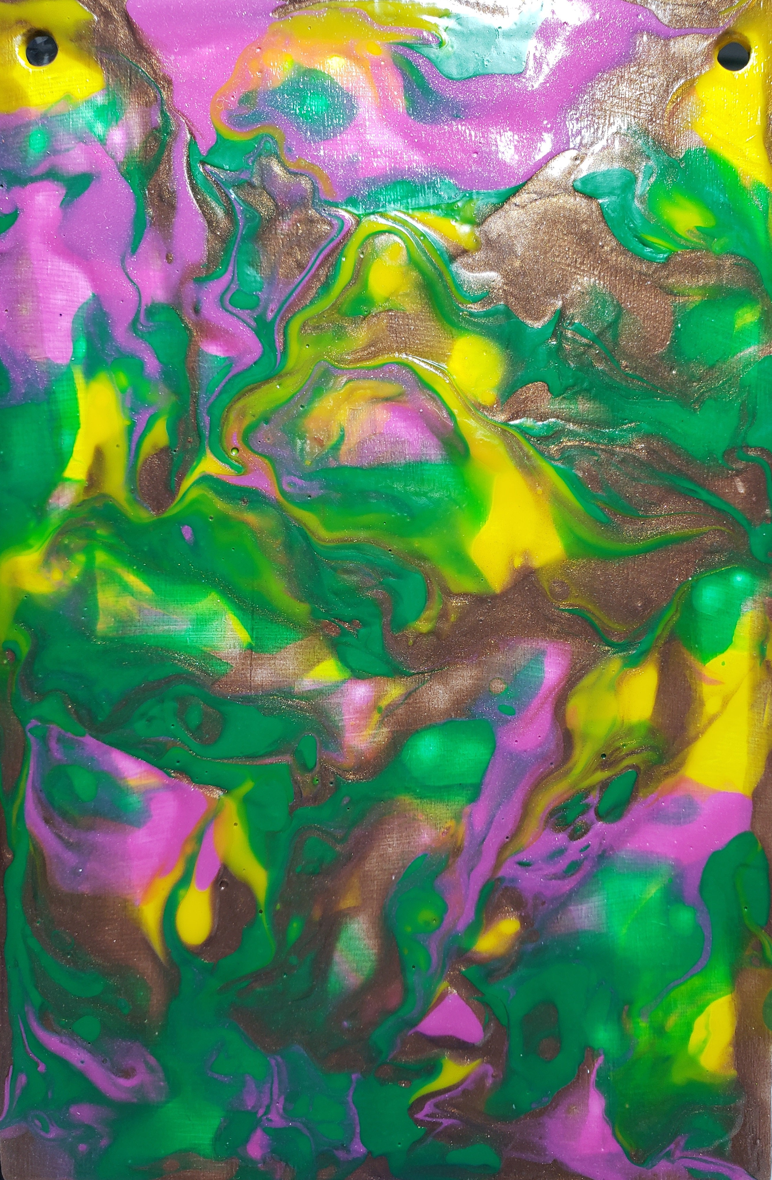 artsy sister, pouring painting, acrylic art