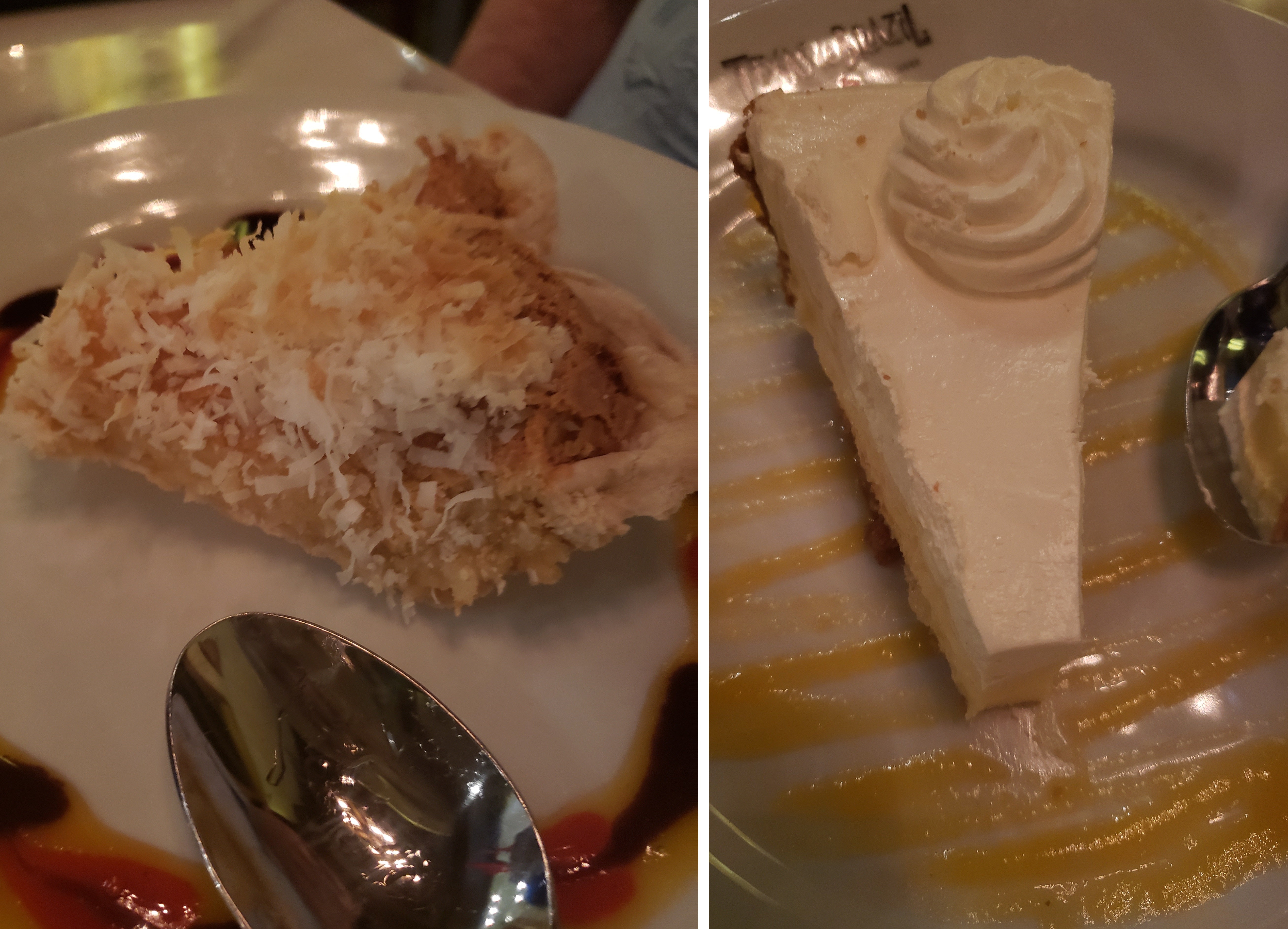 artsy sister, texas de brazil, desserts