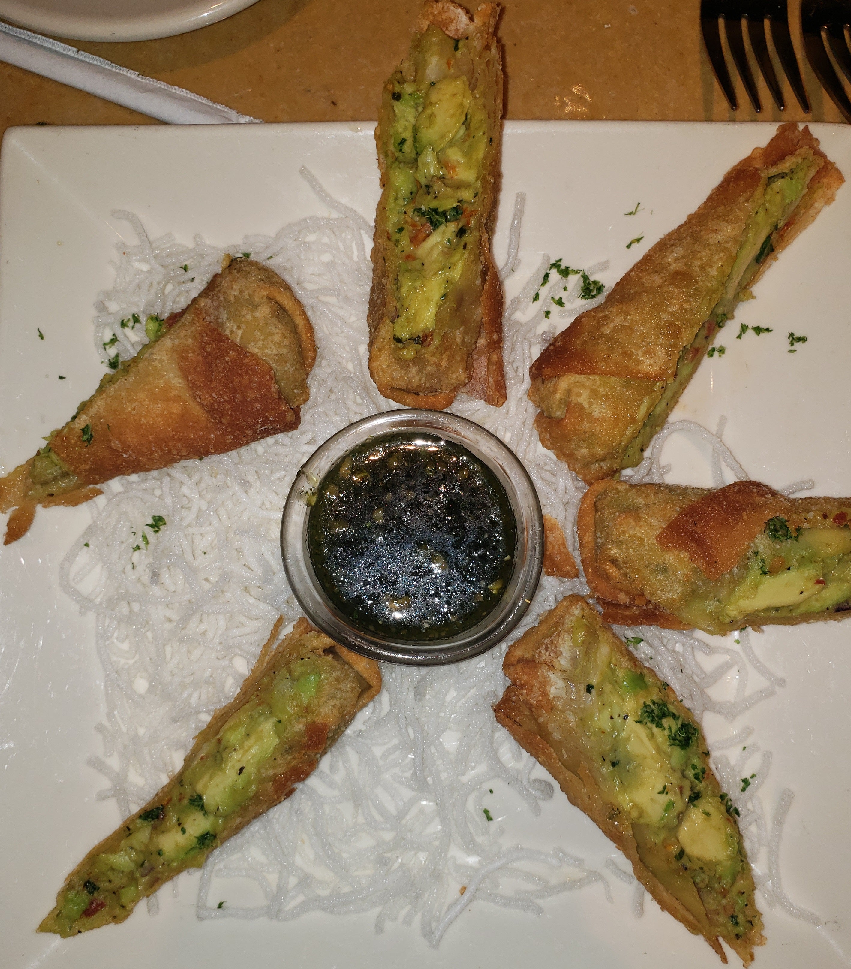 artsy sister, avocado roll, appetizers