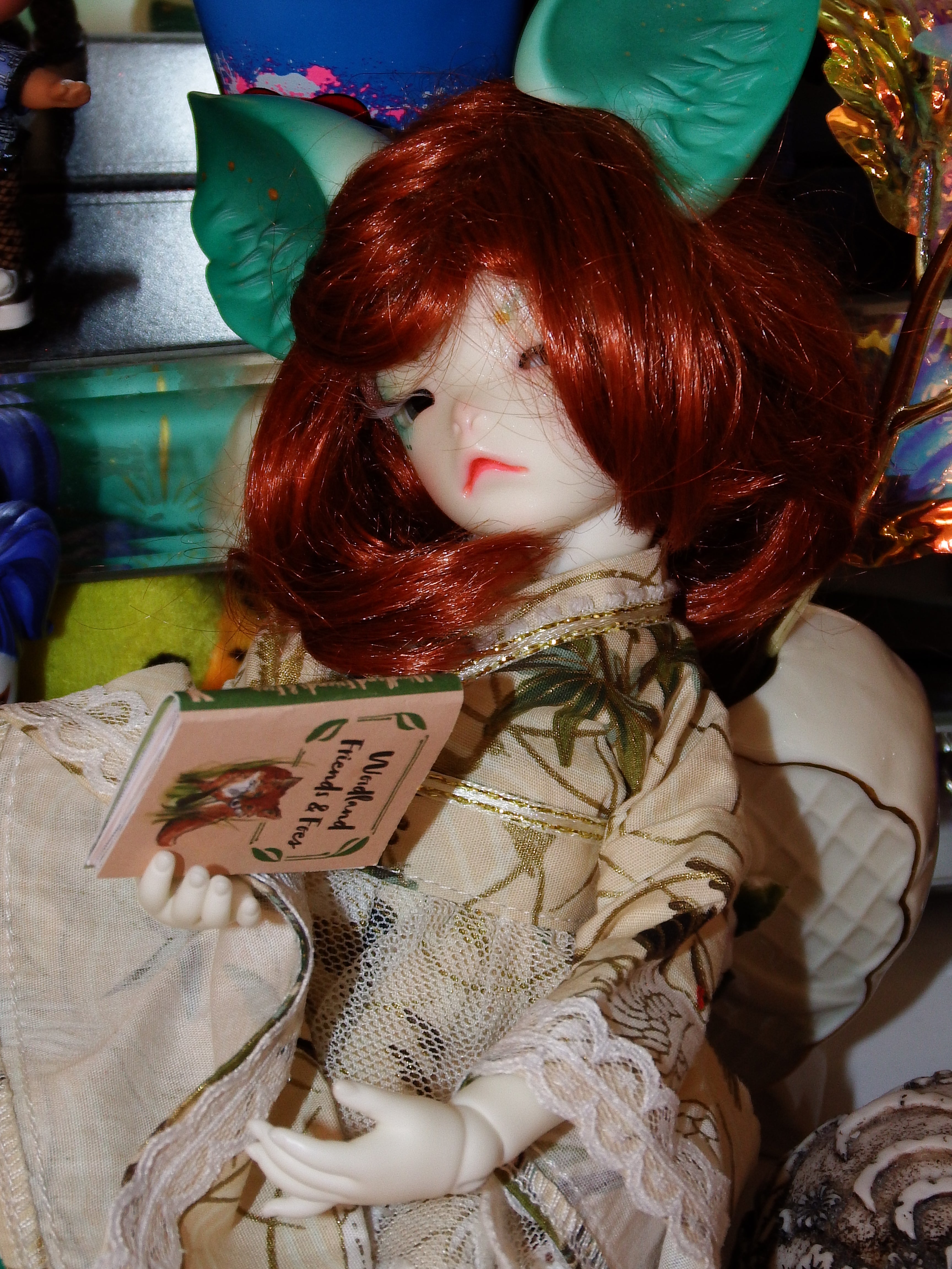 artsy sister, bjd doll, foxes