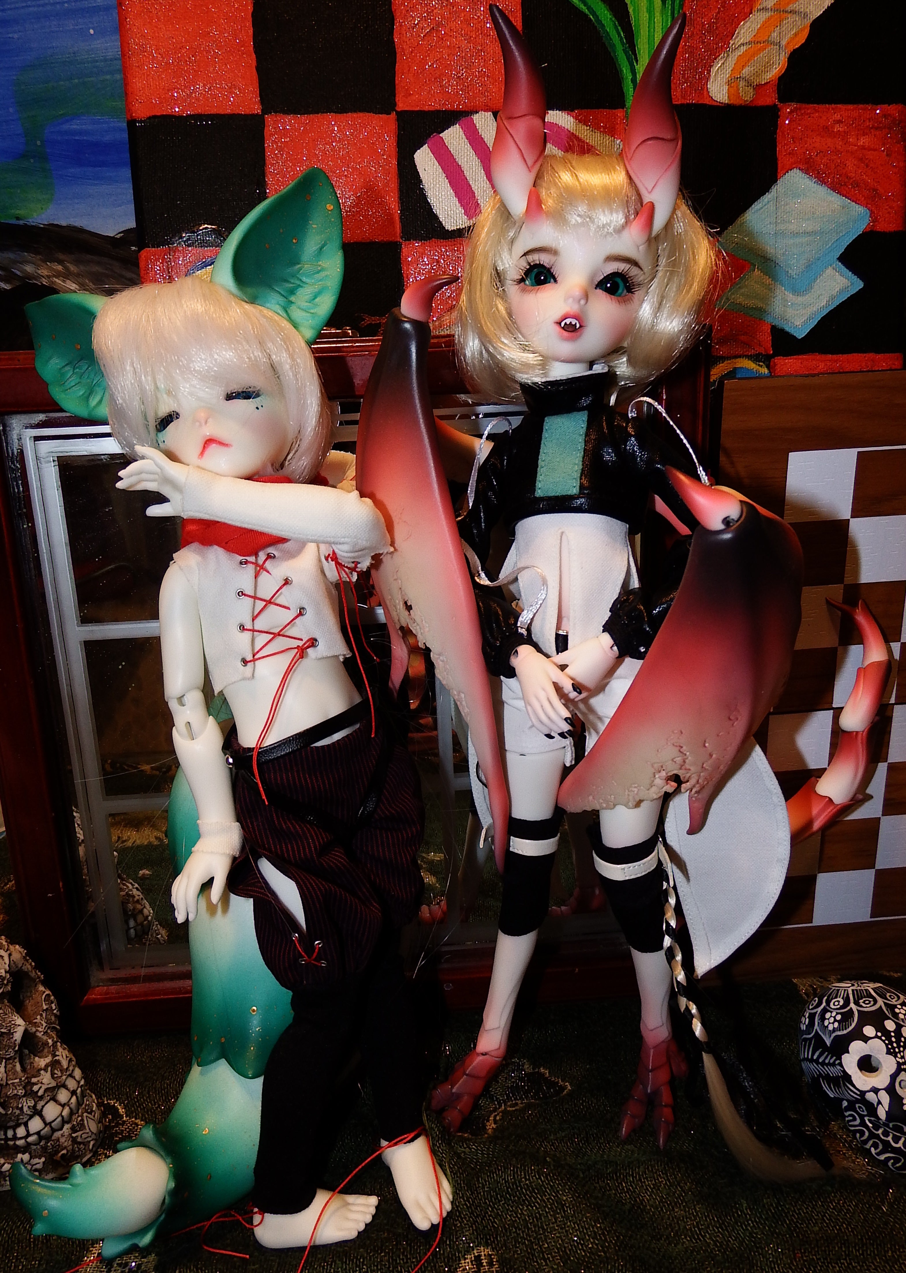 artsy sister, bjd doll, dream valley