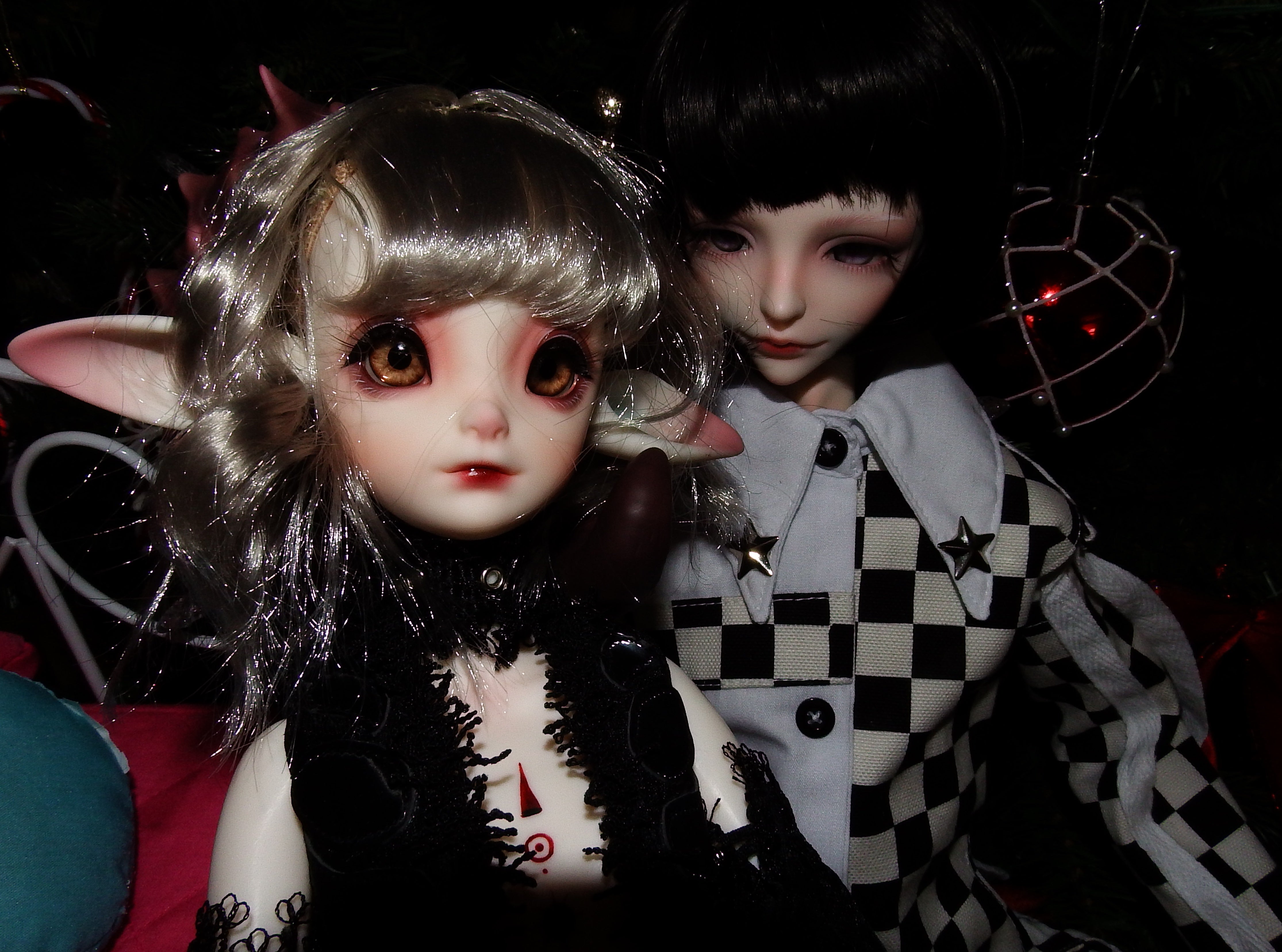 artsy sister, bjd, portraits