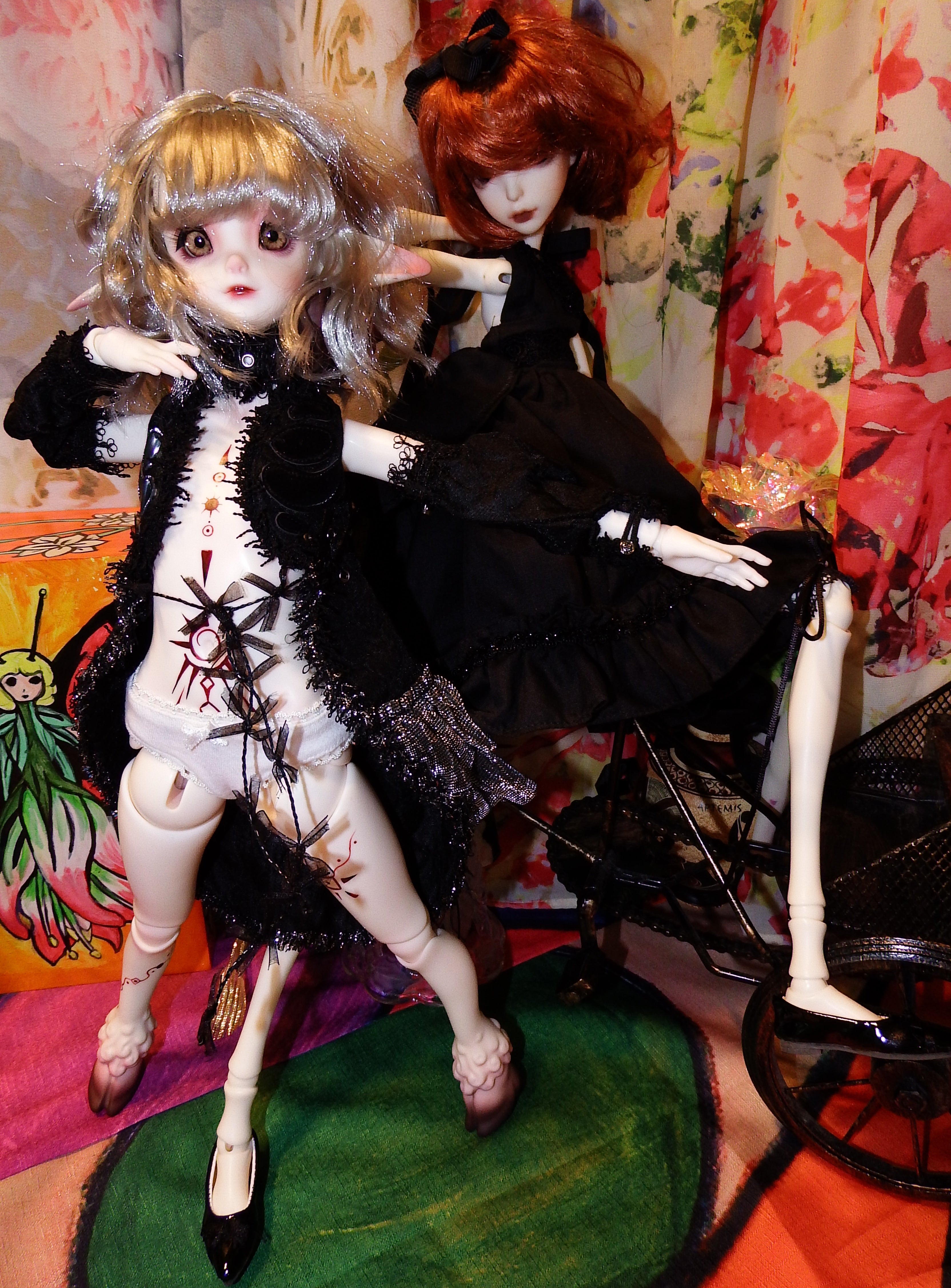 artsy sister, handmade doll, doll chateau