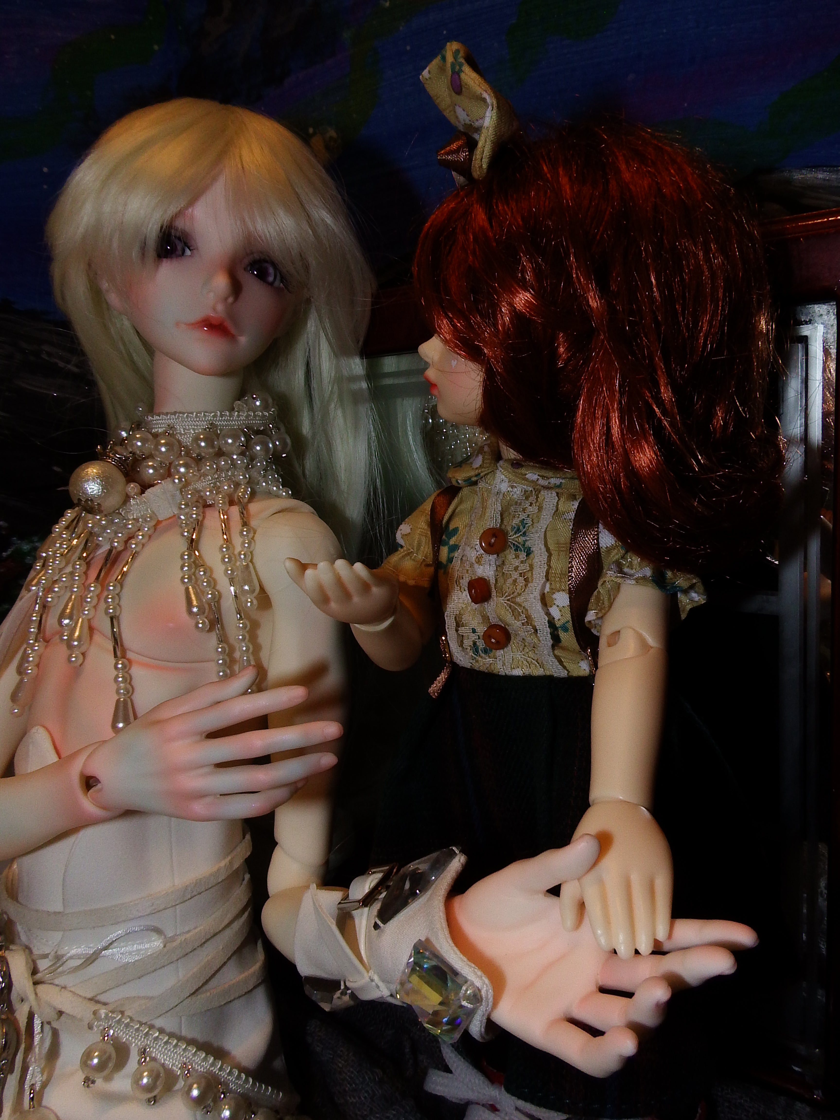 artsy sister, kawaii dolls, handmade dolls