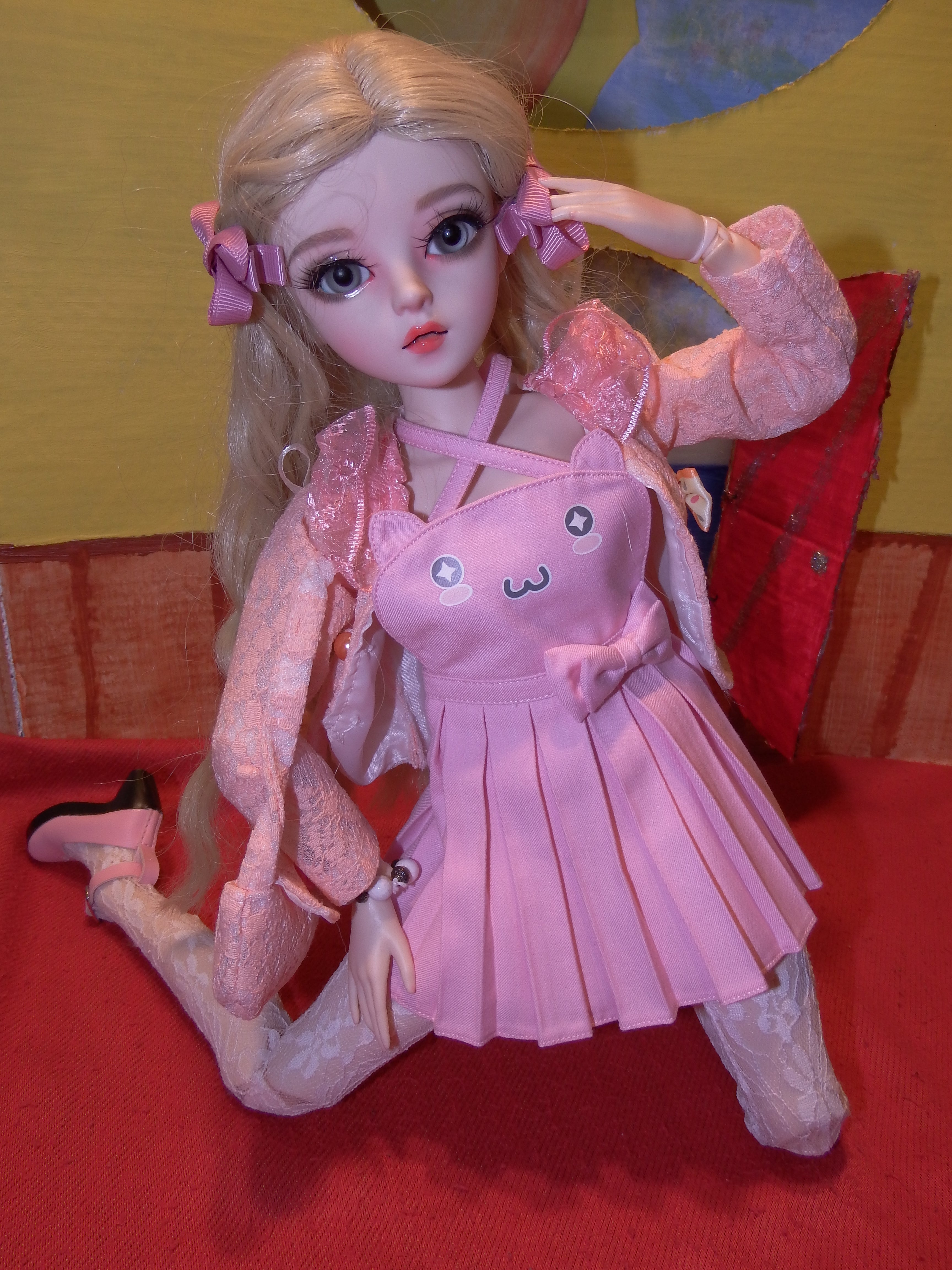 artsy sister, handmade doll, fashion doll