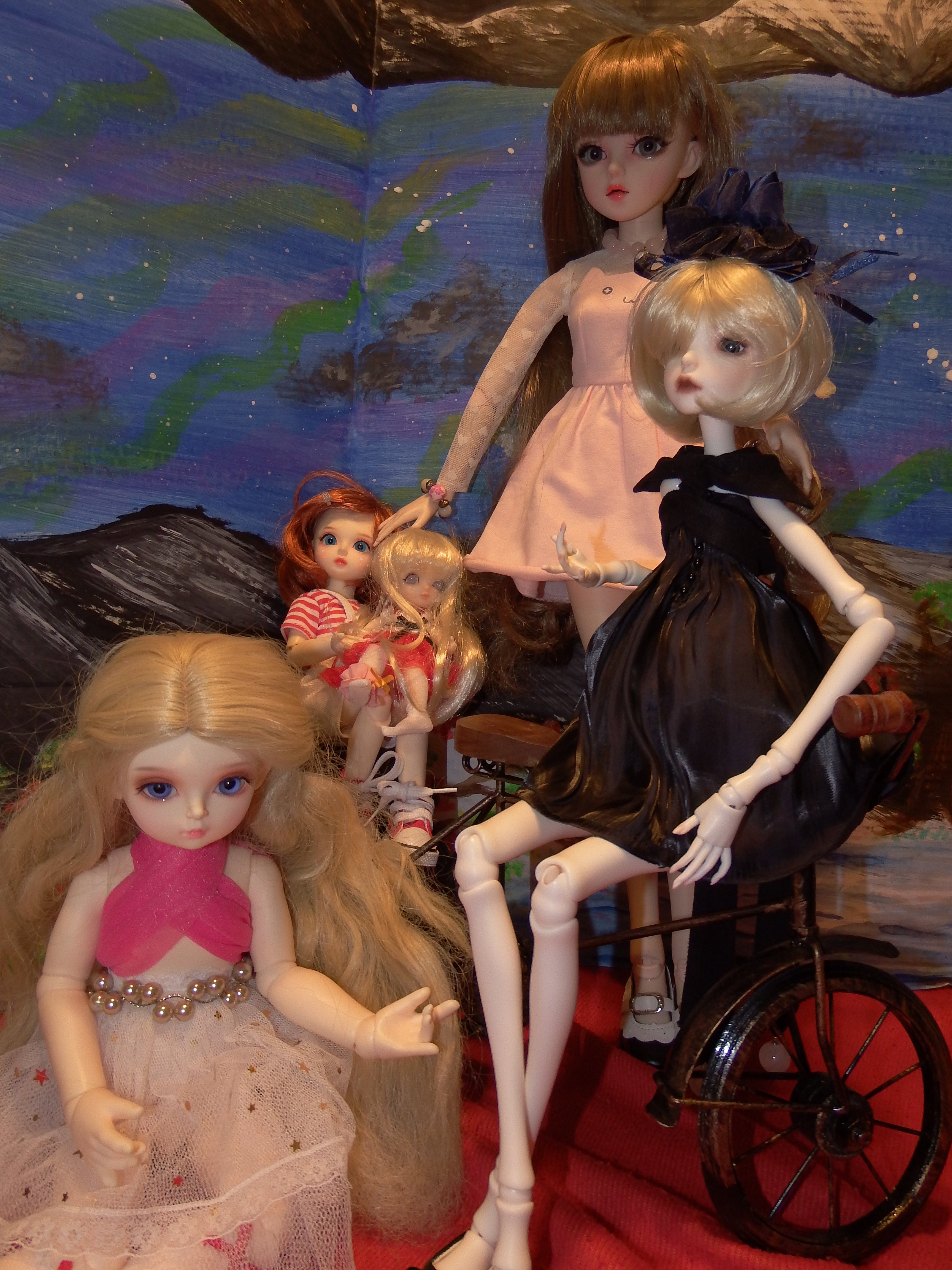 artsy sister, handmade dolls, doll collection