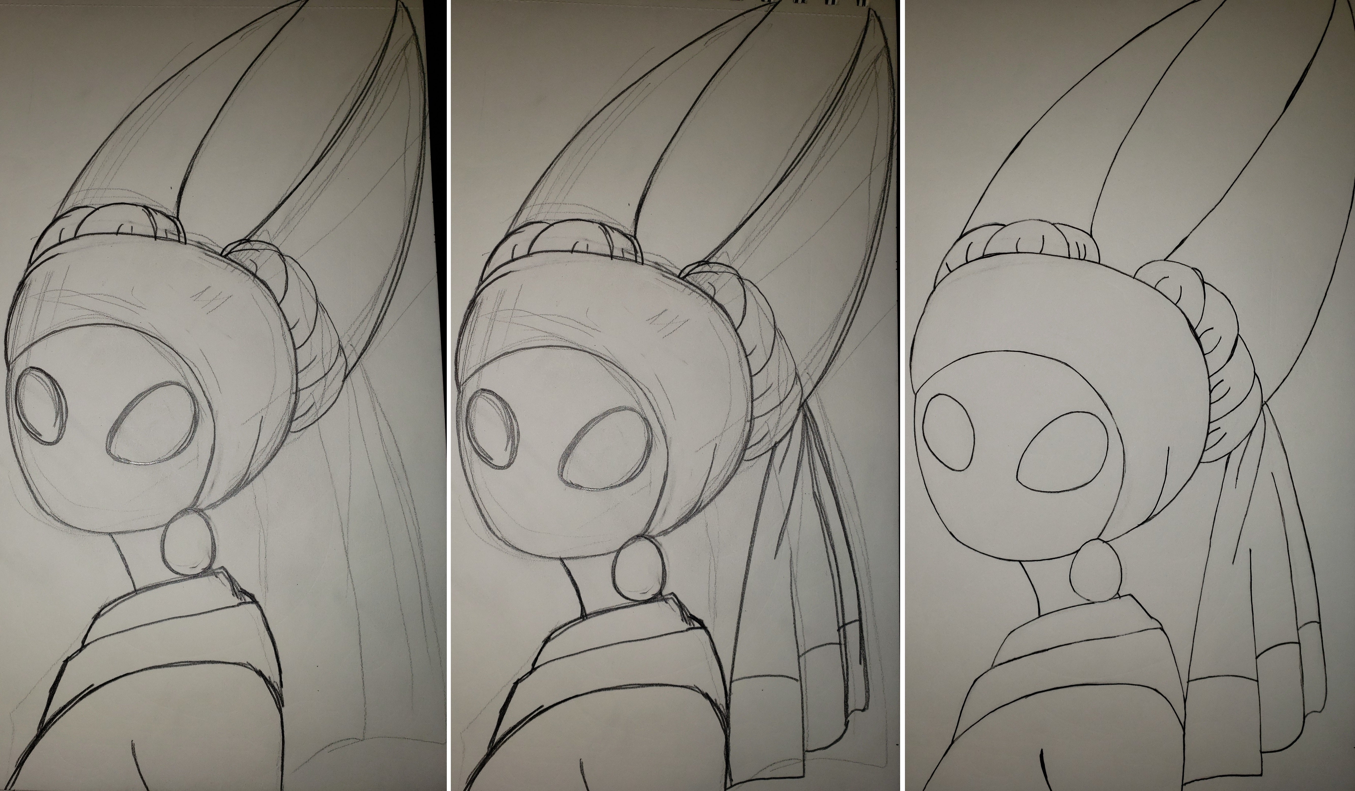 artsy sister, the hollow knight silksong, the girl with a pearl earring parody