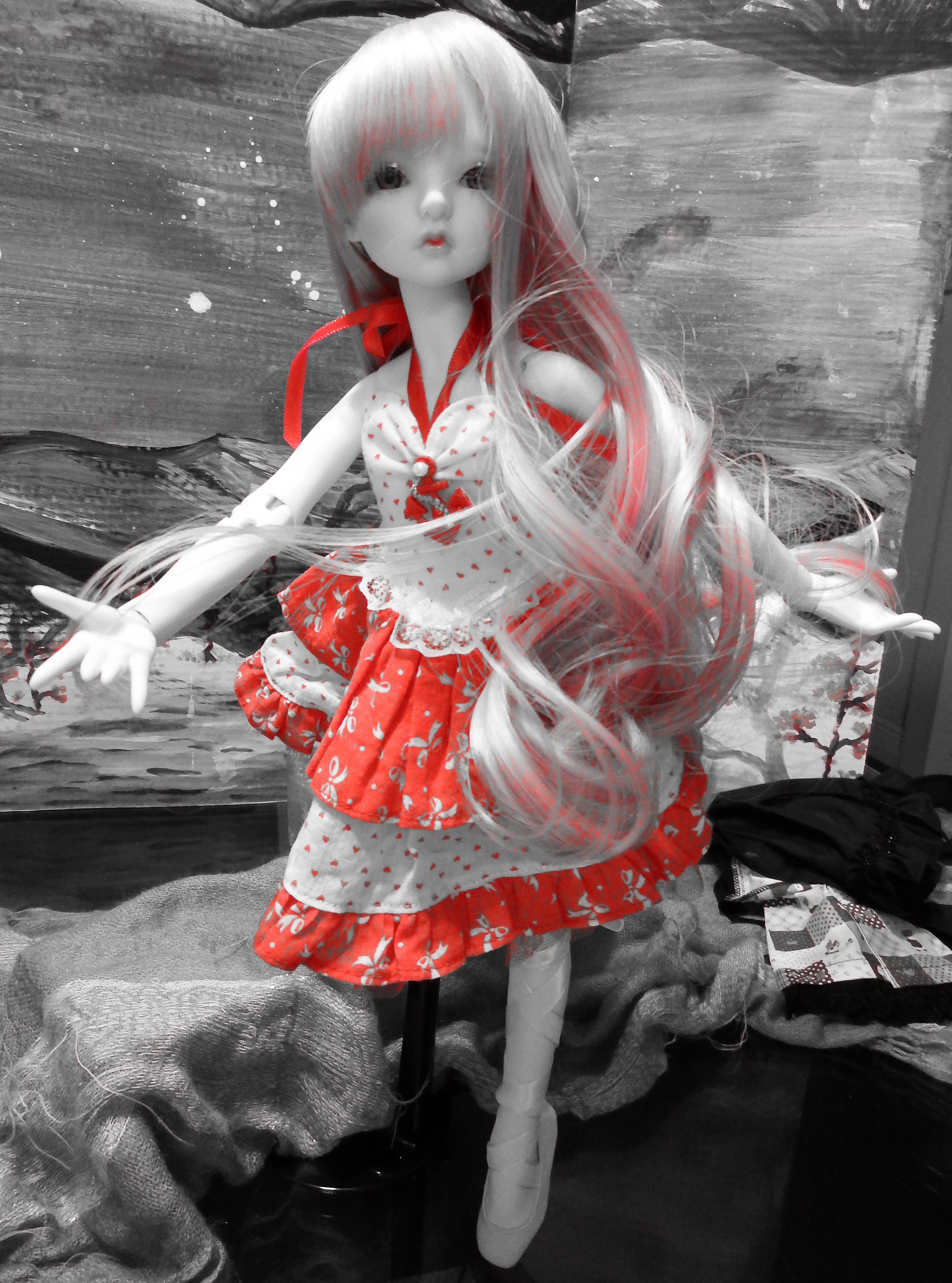 artsy sister, kawaii doll, ballerina doll