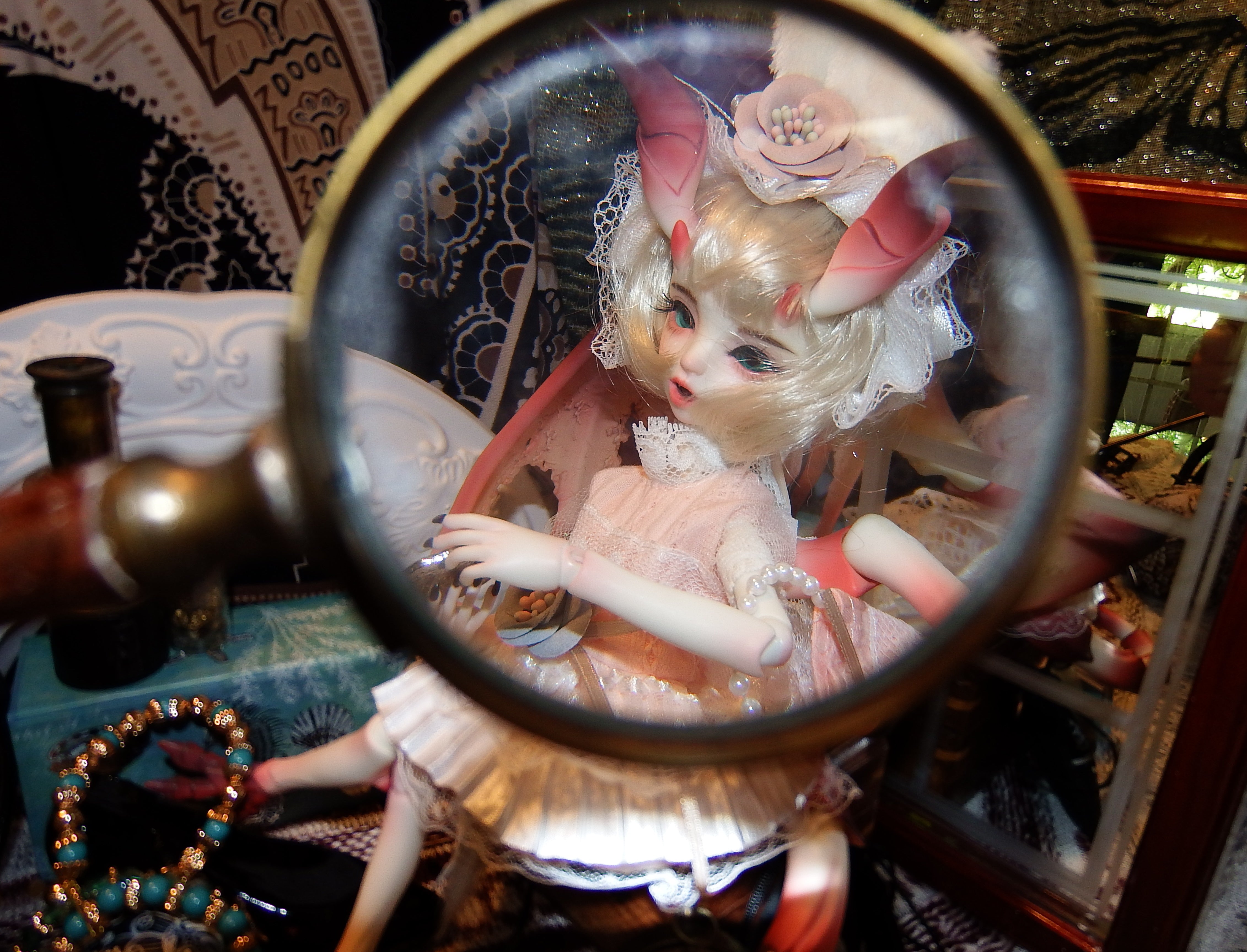 artsy sister, bjd, photoshoot