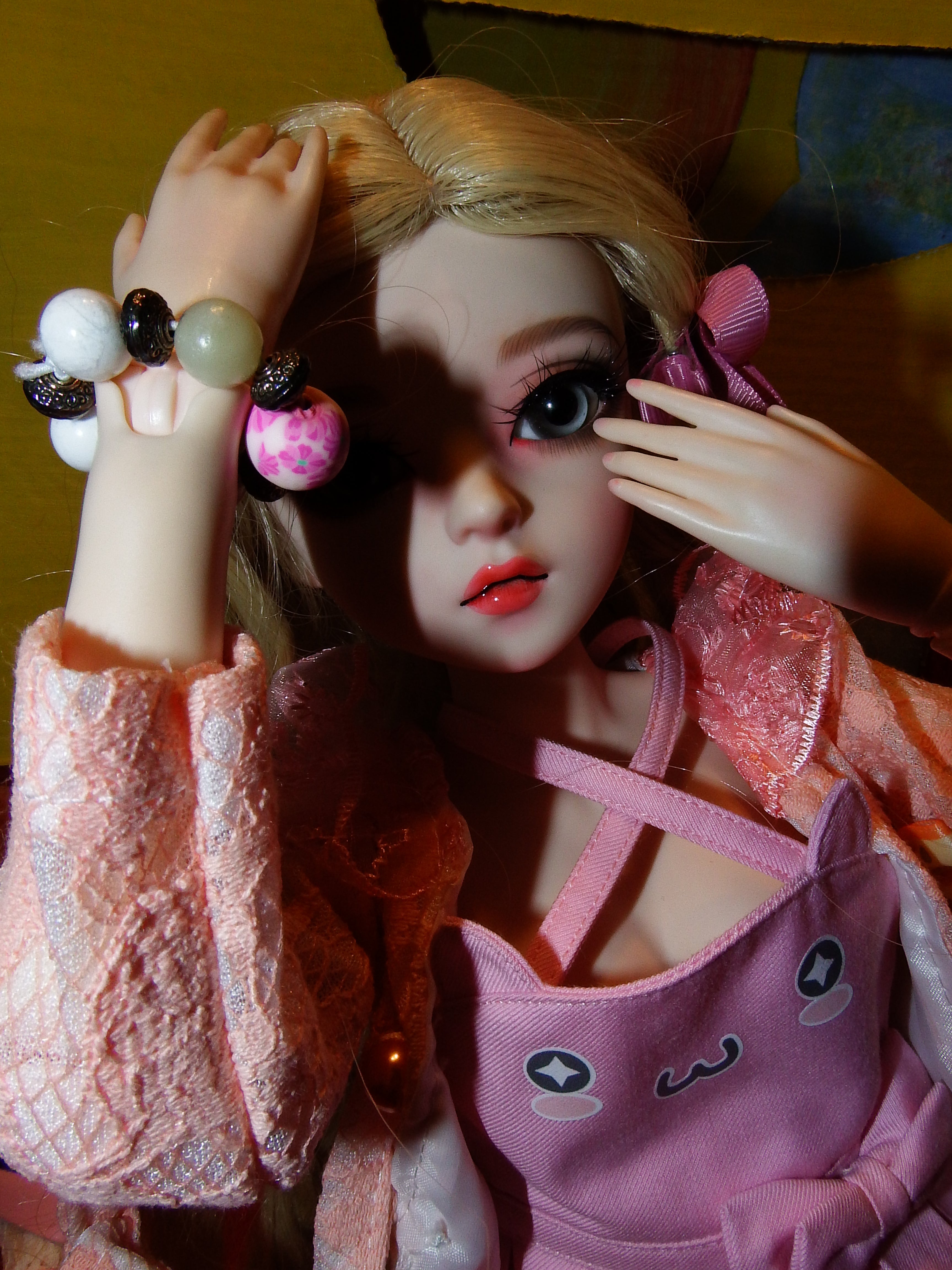 artsy sister, fashion doll, handmade doll