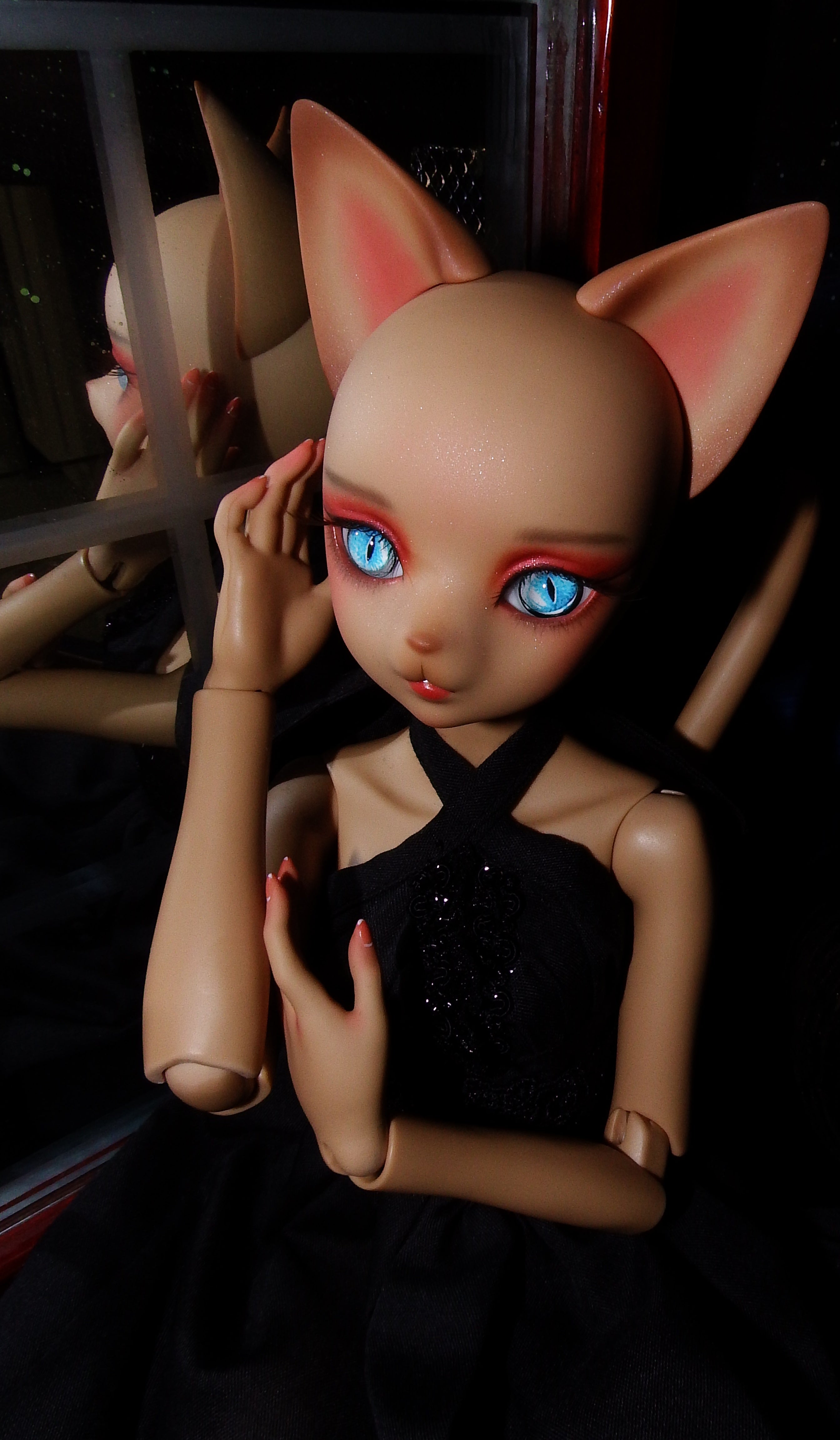 artsy sister, blue eyes, bjd dolls