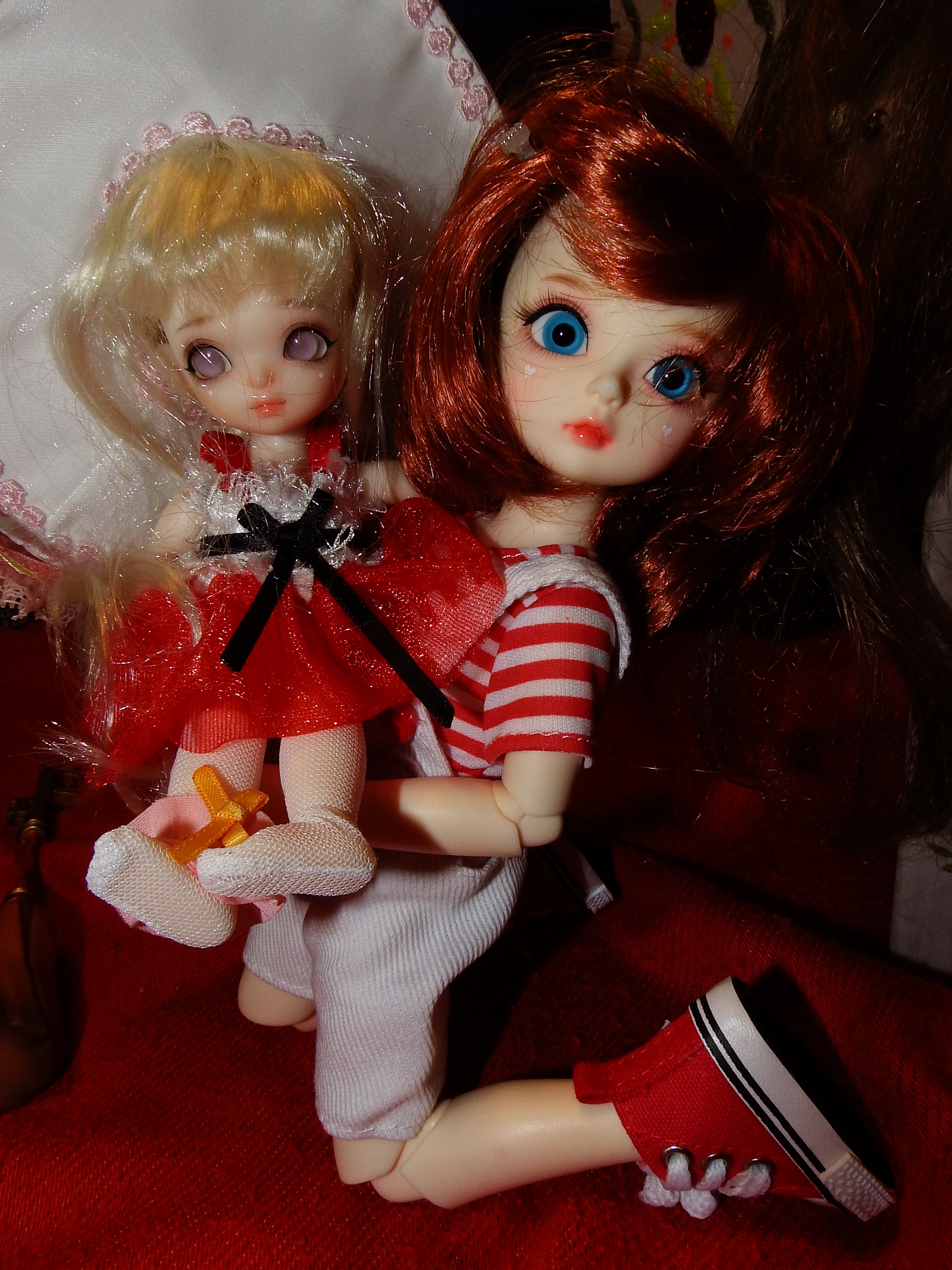 artsy sister, handmade dolls, ringdoll tang ge