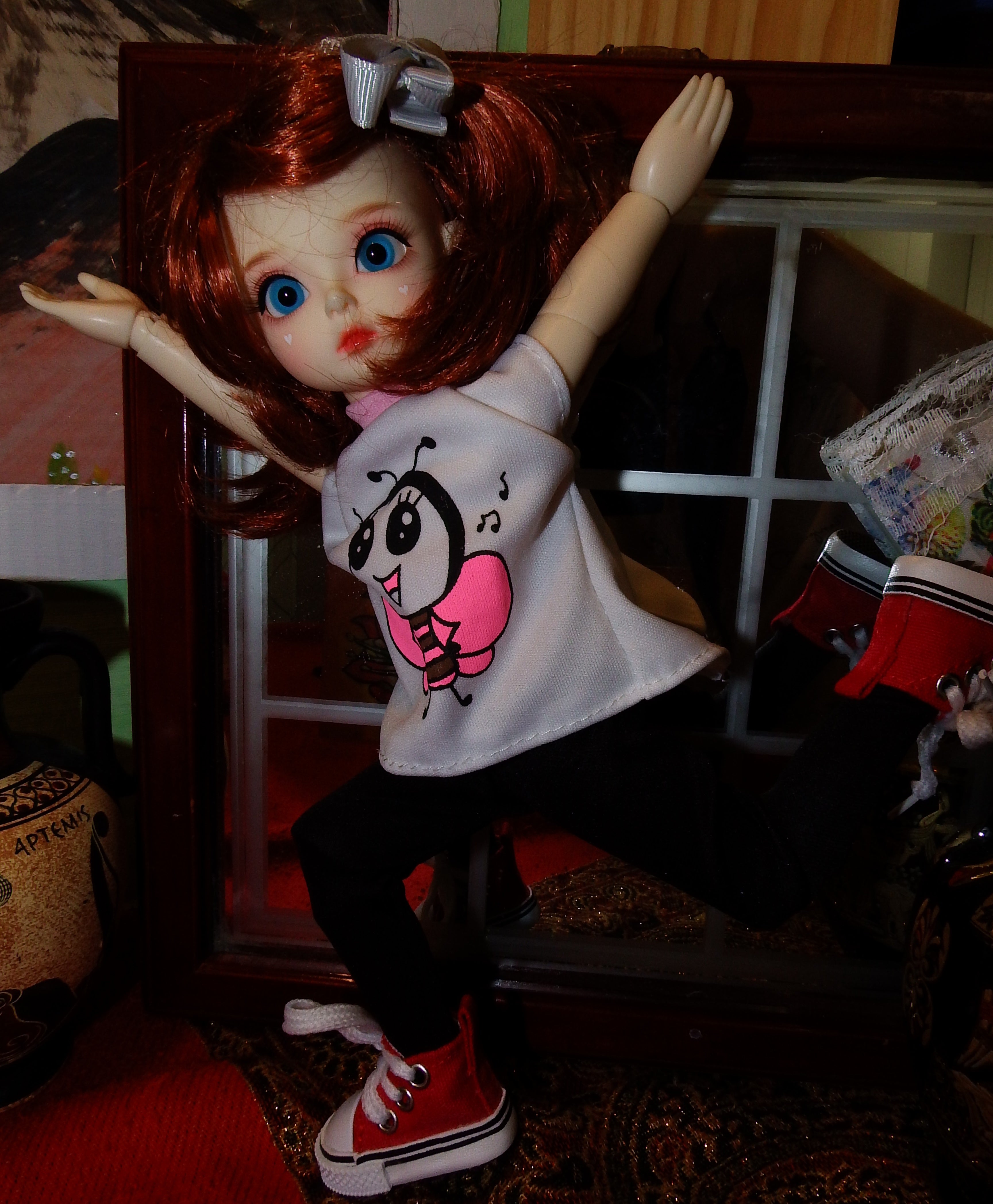 artsy sister, bjd doll, nice