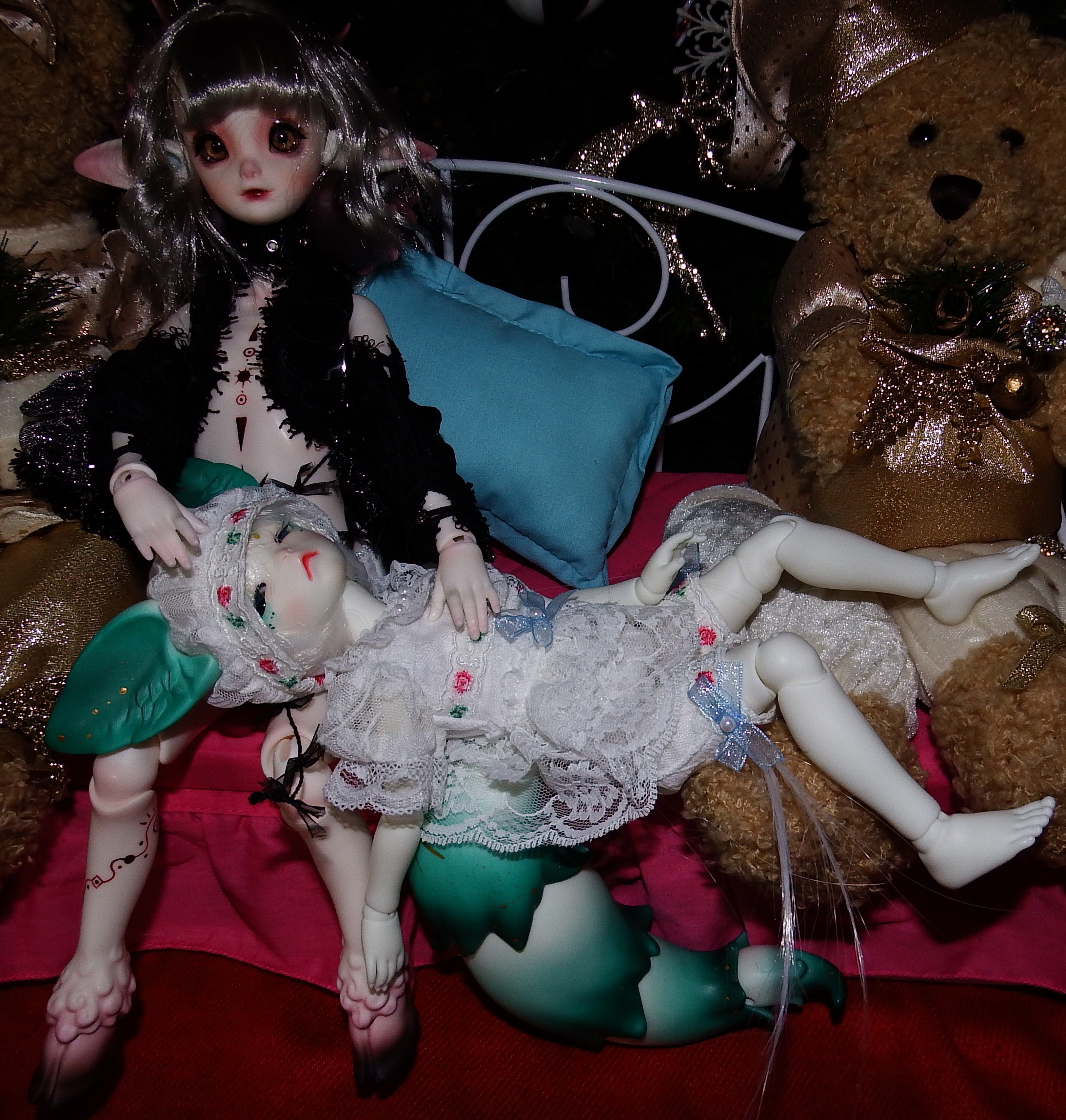 artsy sister, bjd, dolls