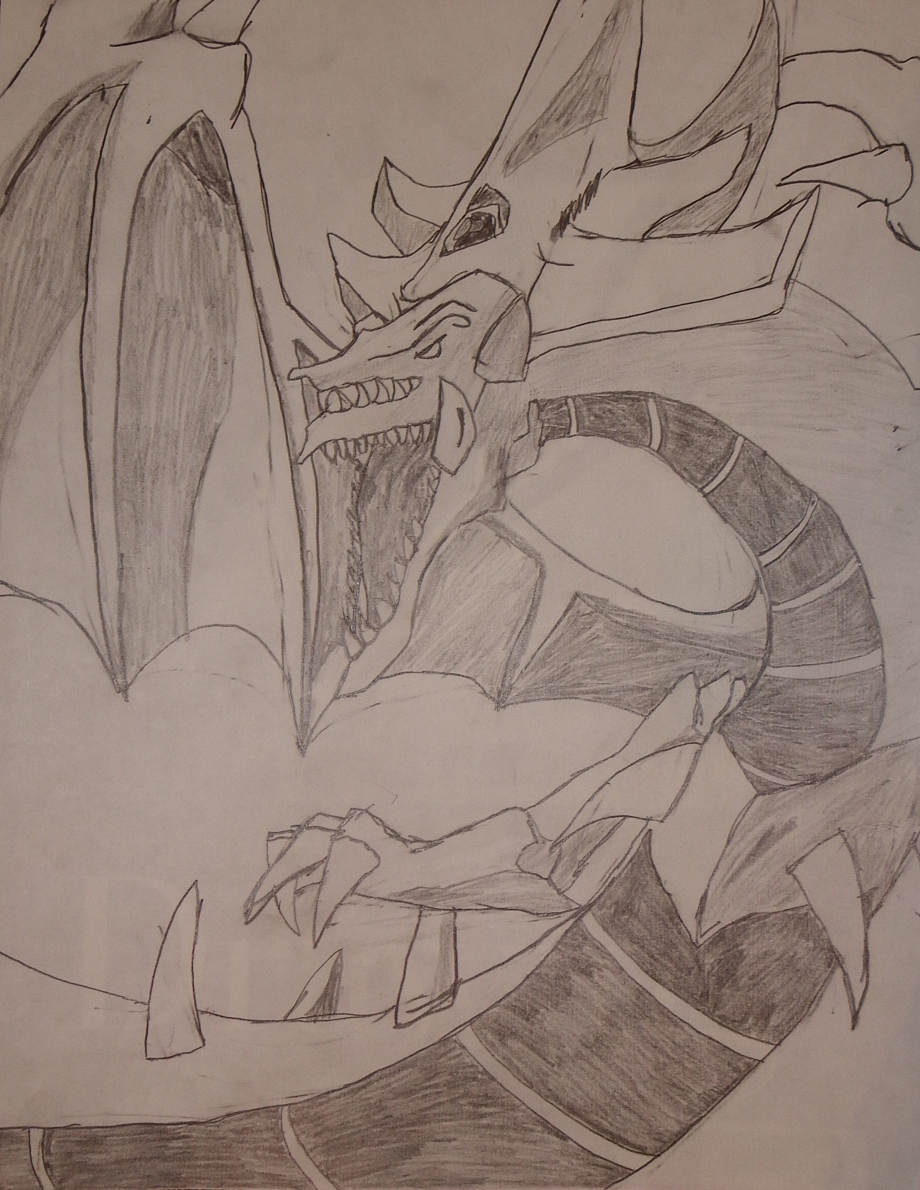 artsy sister, yugioh, slizer the sky dragon