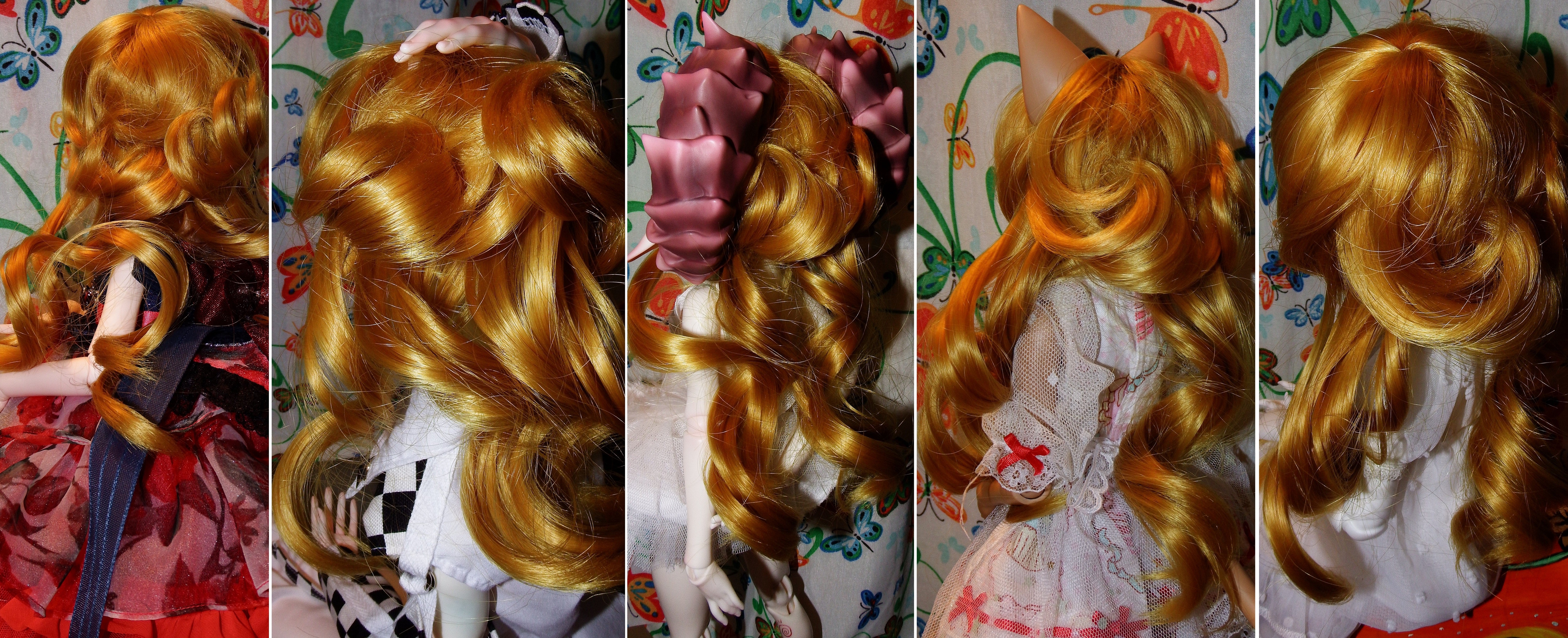 artsy sister, bjd, wigs