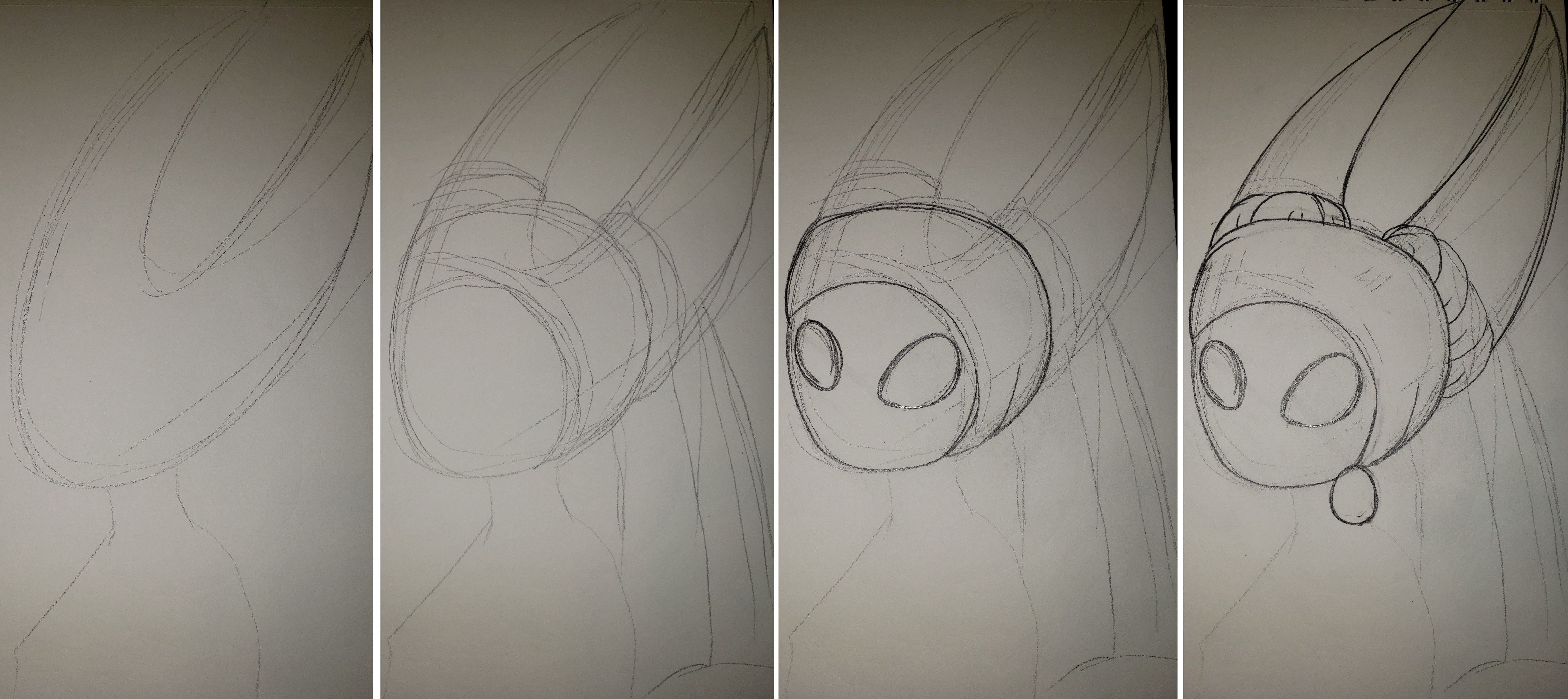 artsy sister, the hollow knight, the girl with a pearl earring parody