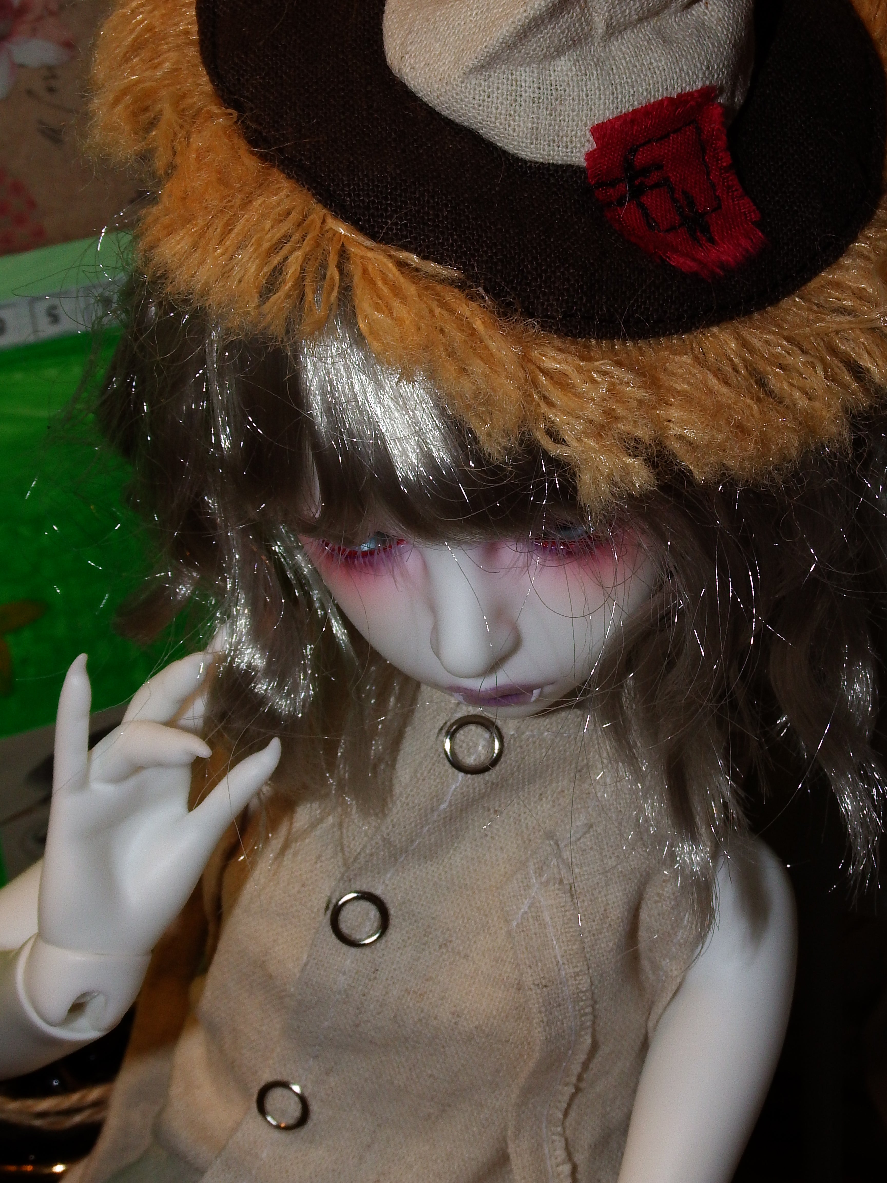 artsy sister, bjd doll, vampire scarecrow