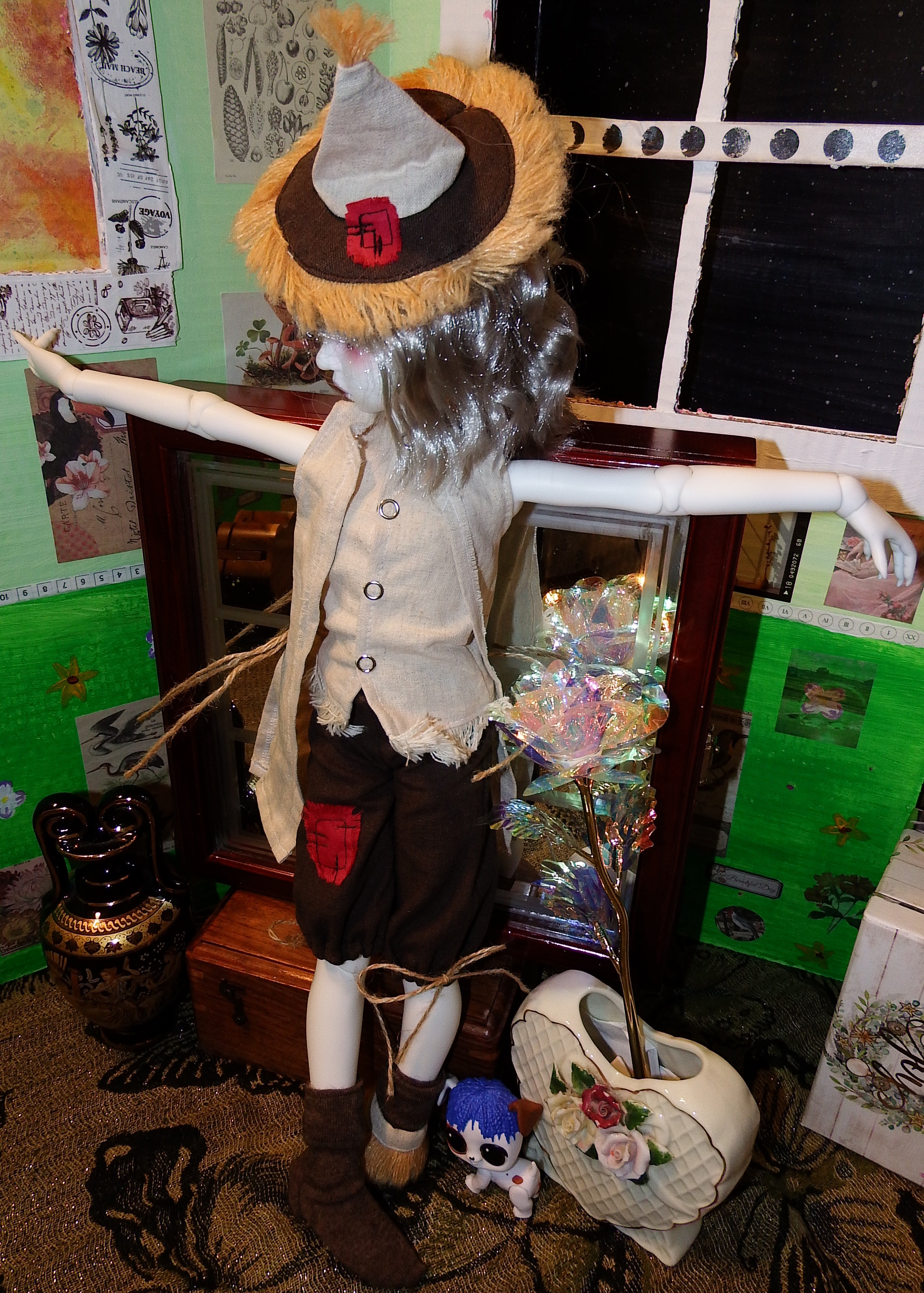 artsy sister, bjd, wizard of oz scarecrow