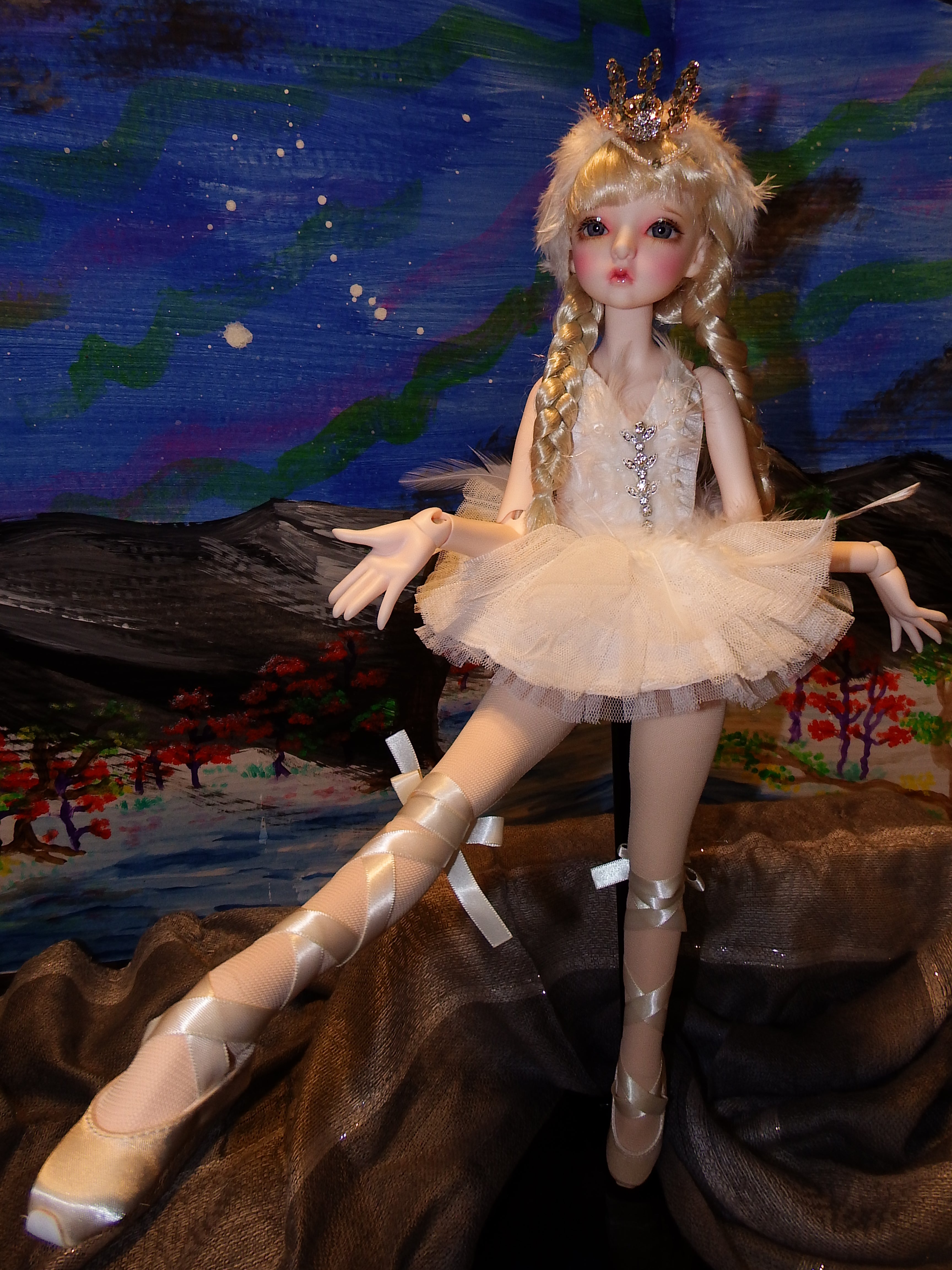 artsy sister, ballerina doll, bjd ballerina