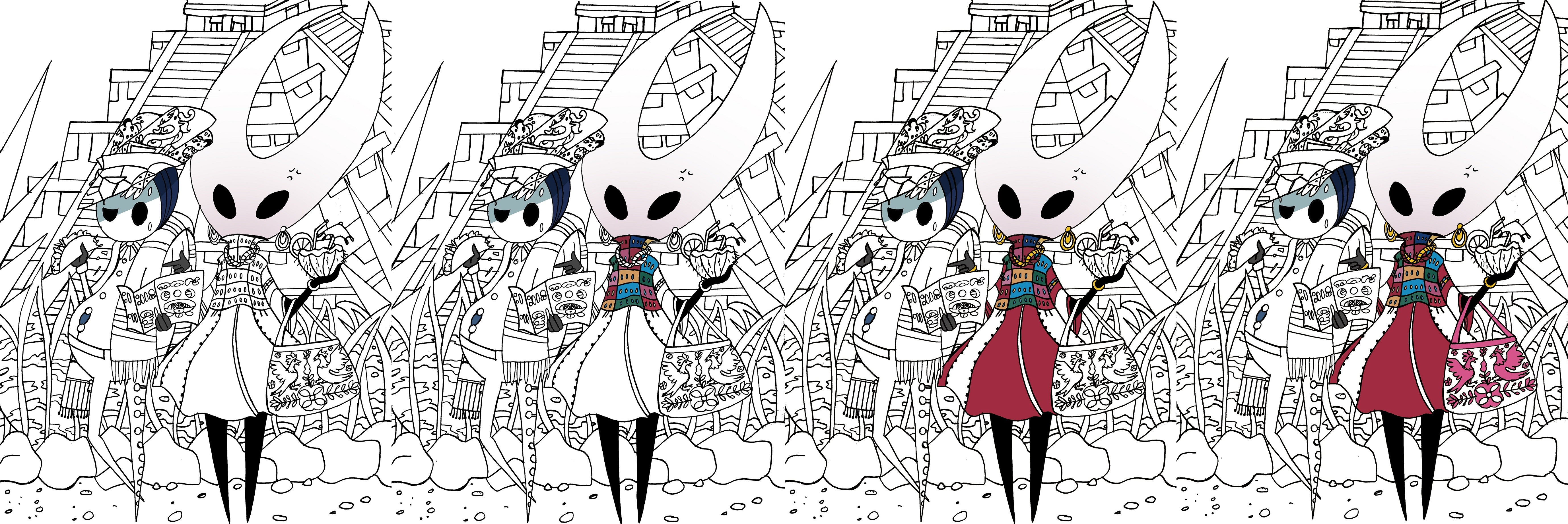 artsy sister, hollow knight fanart, hollow knight mexico