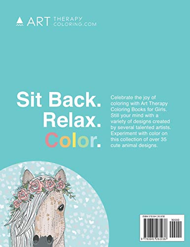 shop coloring books for girls cute animals at artsy sister