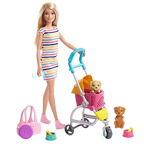Shop Barbie Stroll ‘n Play Pups Playset with at Artsy Sister.