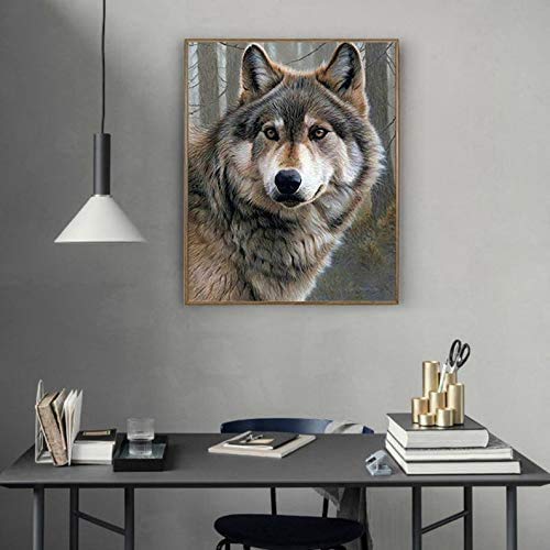Shop DIY 5D Diamond Painting Wolf Kits for Ad at Artsy Sister.