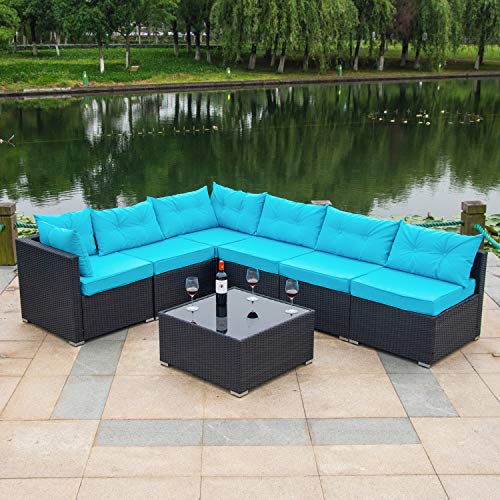 amolife 7 piece patio set