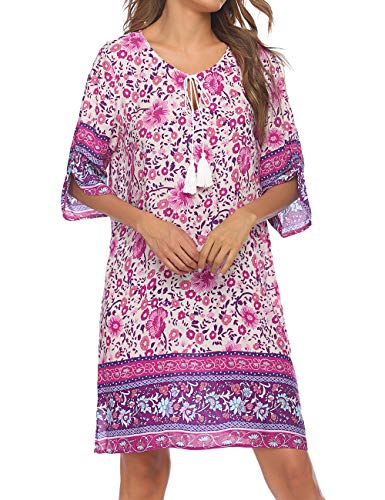 Shop Halife Women Summer Tunic Dress Bohemian at Artsy Sister.