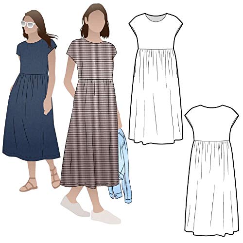 Shop Style Arc Sewing Pattern - Montana Midi at Artsy Sister.