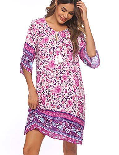 Shop Halife Women Summer Tunic Dress Bohemian at Artsy Sister.