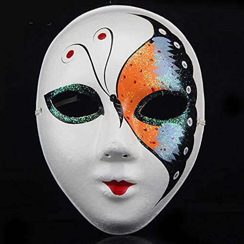 Shop Coxeer DIY White Mask, 12 PCS Paper Full at Artsy Sister.